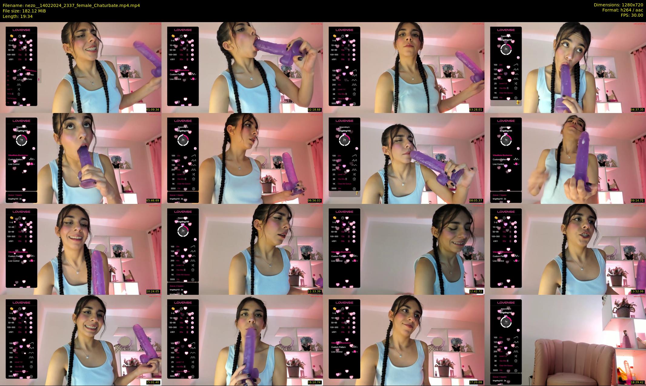 nezo_ — 20 minute Chaturbate female cam show recording, 720p, Feb 14, 2024