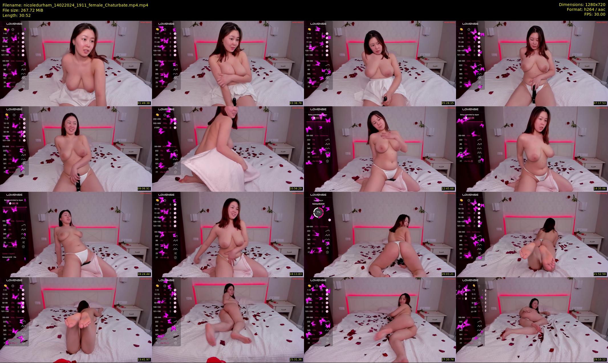 nicoledurham — 31 minute Chaturbate female cam show recording, 720p, Feb 14, 2024