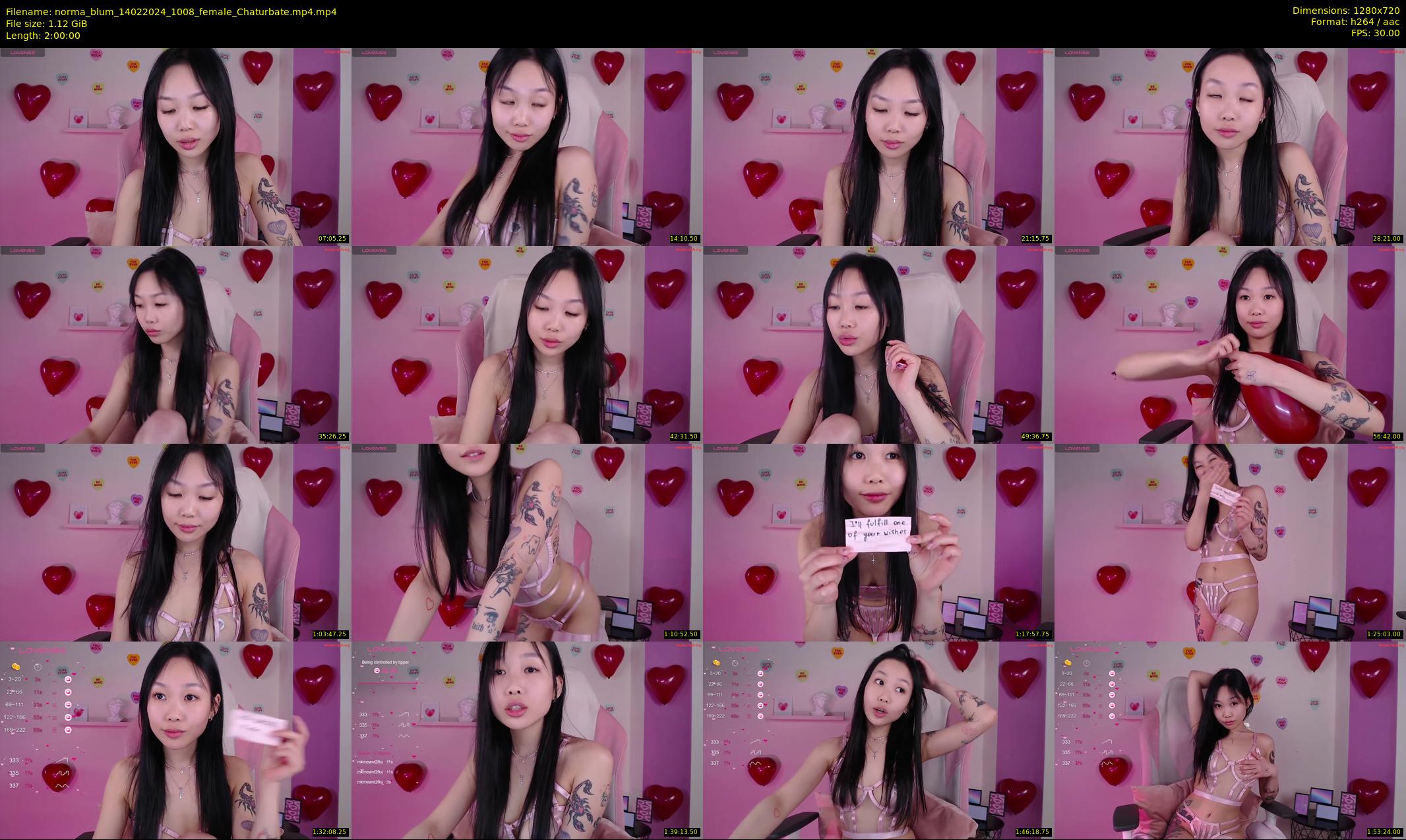 norma_blum — 120 minute Chaturbate female cam show recording, 720p, Feb 14, 2024