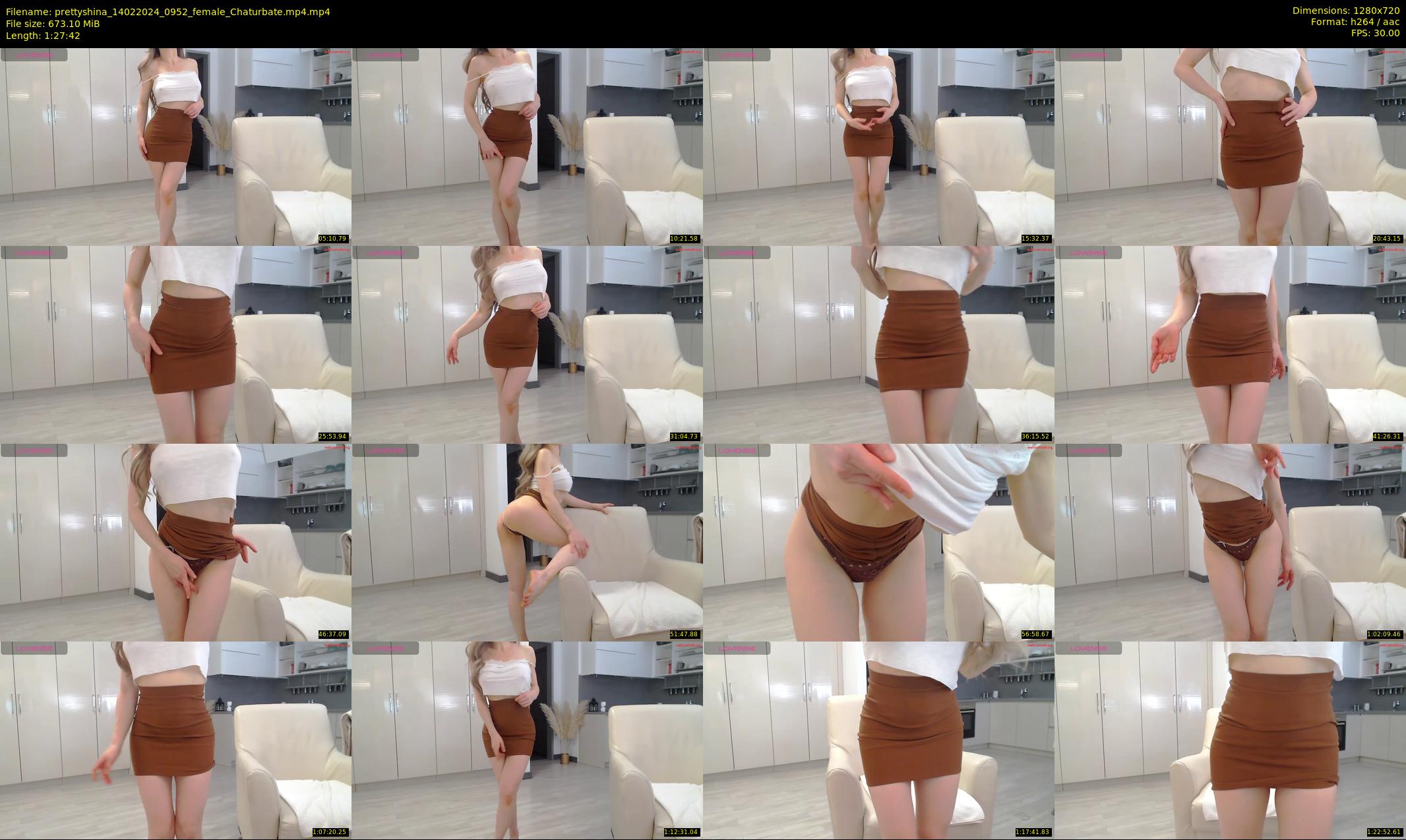 prettyshina — 88 minute Chaturbate female cam show recording, 720p, Feb 14, 2024