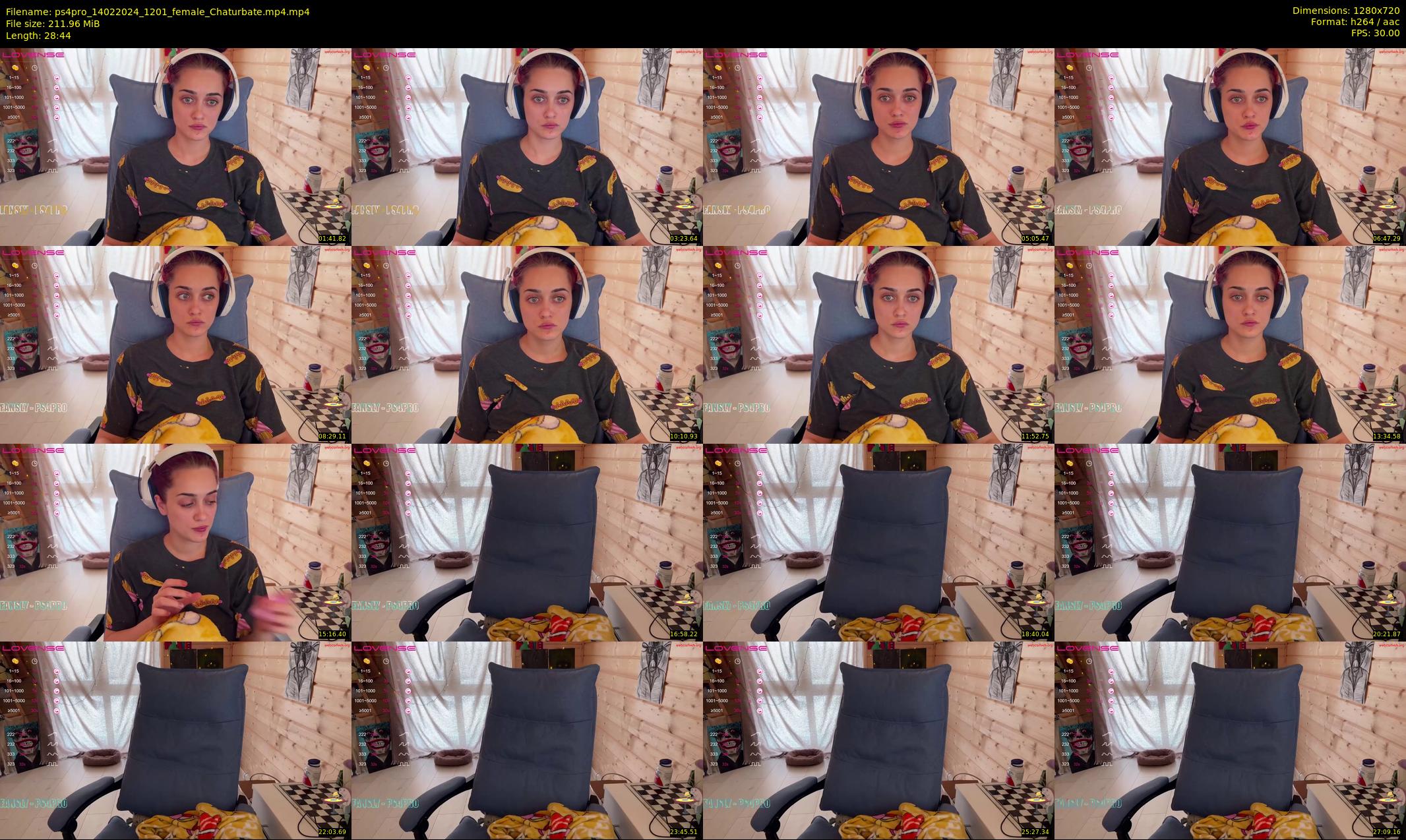 ps4pro — 29 minute Chaturbate female cam show recording, 720p, Feb 14, 2024