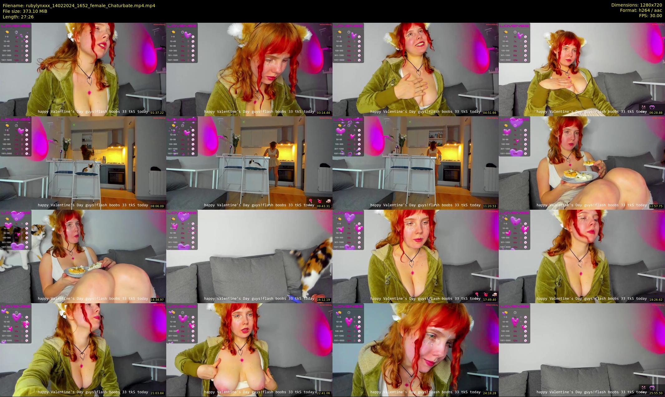 rubylynxxx — 28 minute Chaturbate female cam show recording, 720p, Feb 14, 2024