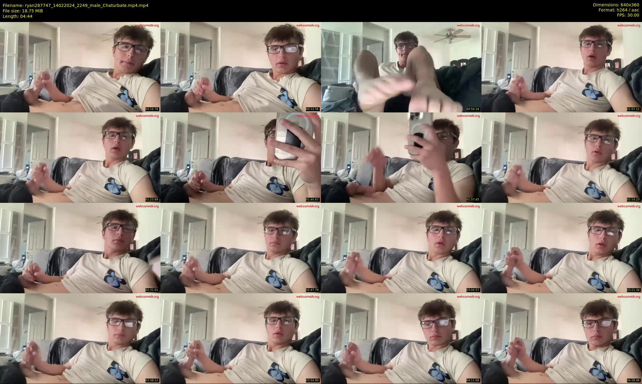 ryan287747 — 5 minute Chaturbate male cam show recording, 360p, Feb 14, 2024