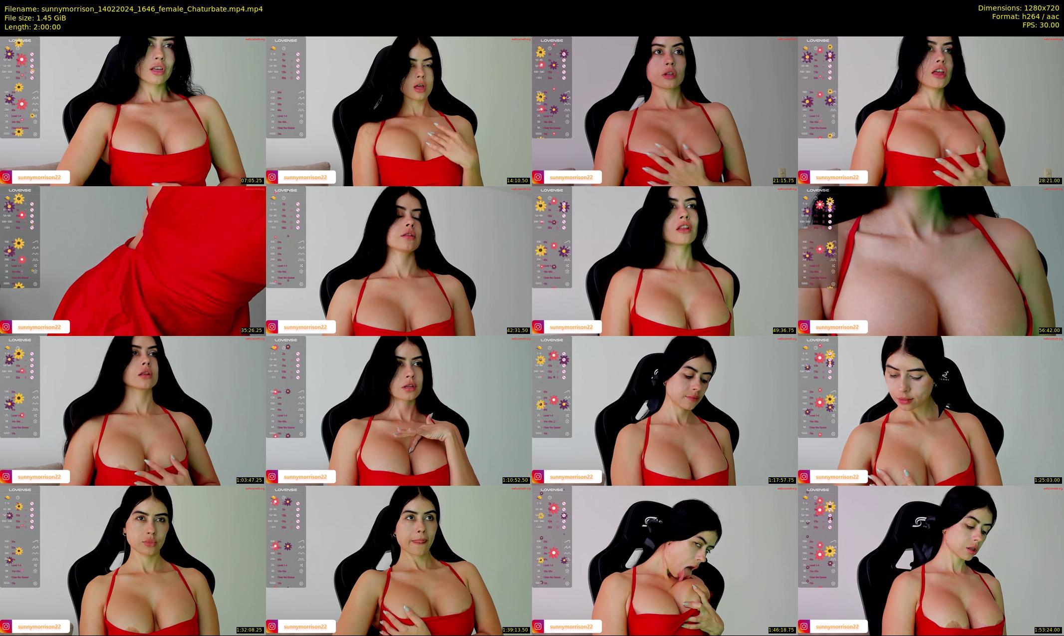 sunnymorrison — 120 minute Chaturbate female cam show recording, 720p, Feb 14, 2024