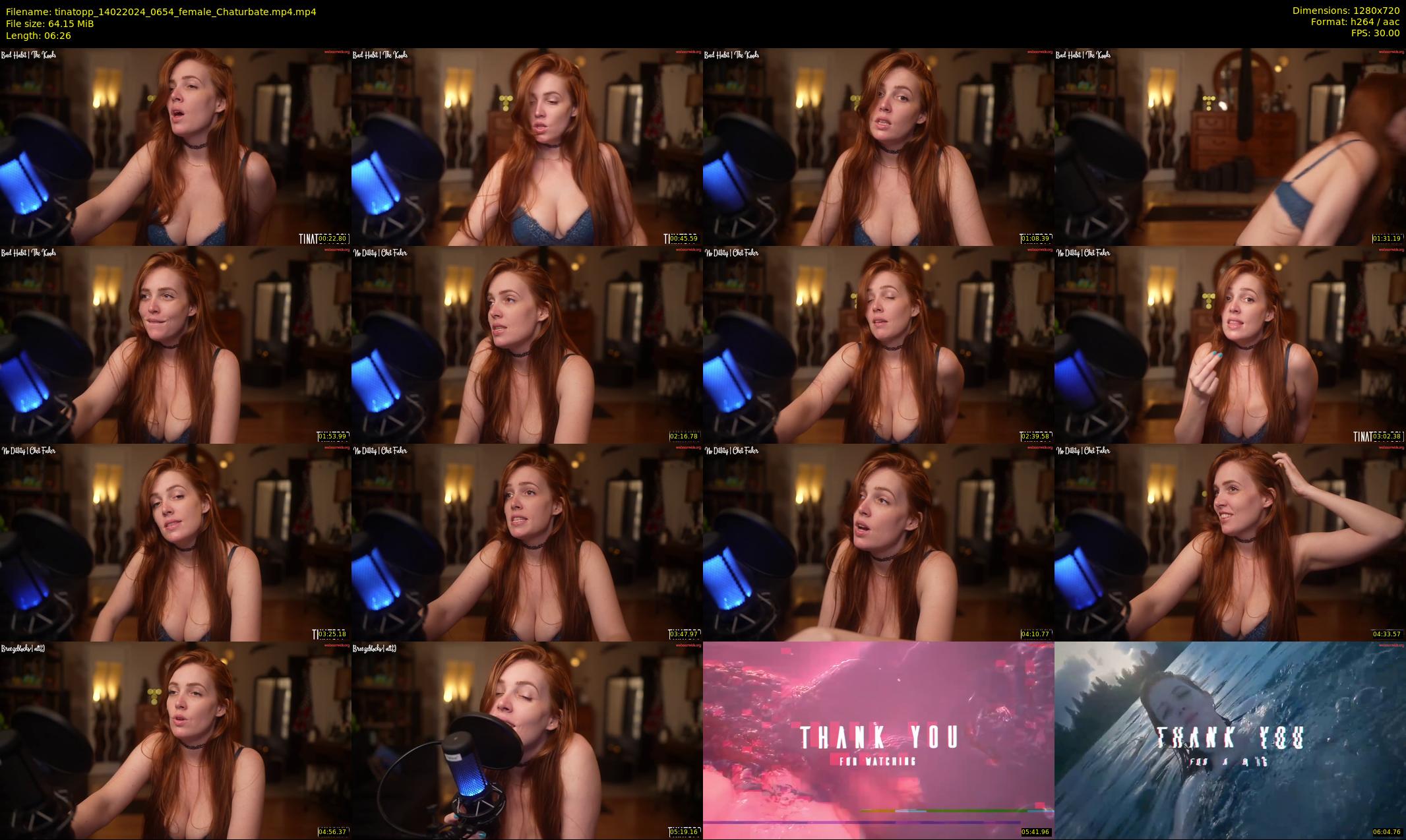 tinatopp — 7 minute Chaturbate female cam show recording, 720p, Feb 14, 2024