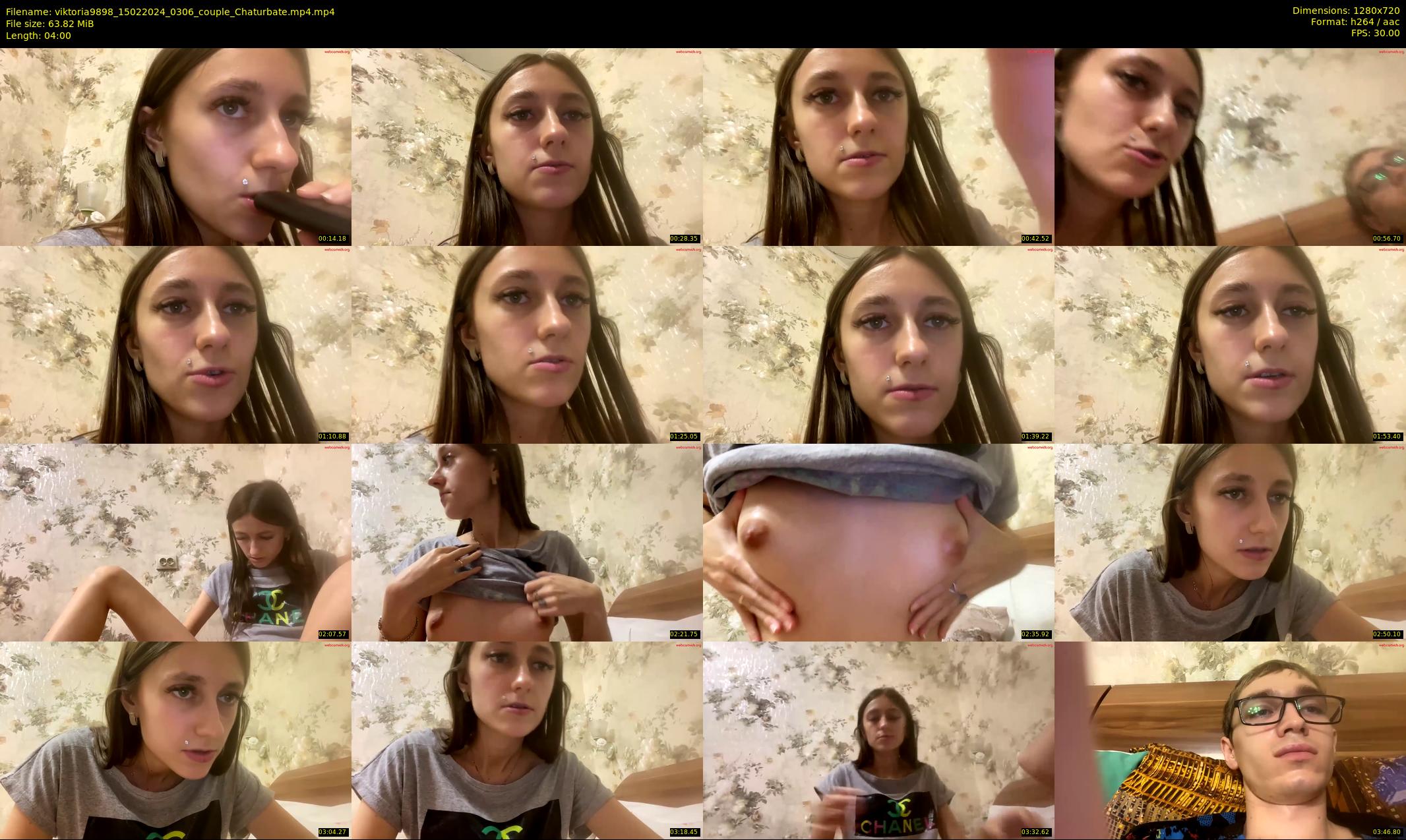 viktoria9898 — 4 minute Chaturbate couple cam show recording, 720p, Feb 15, 2024
