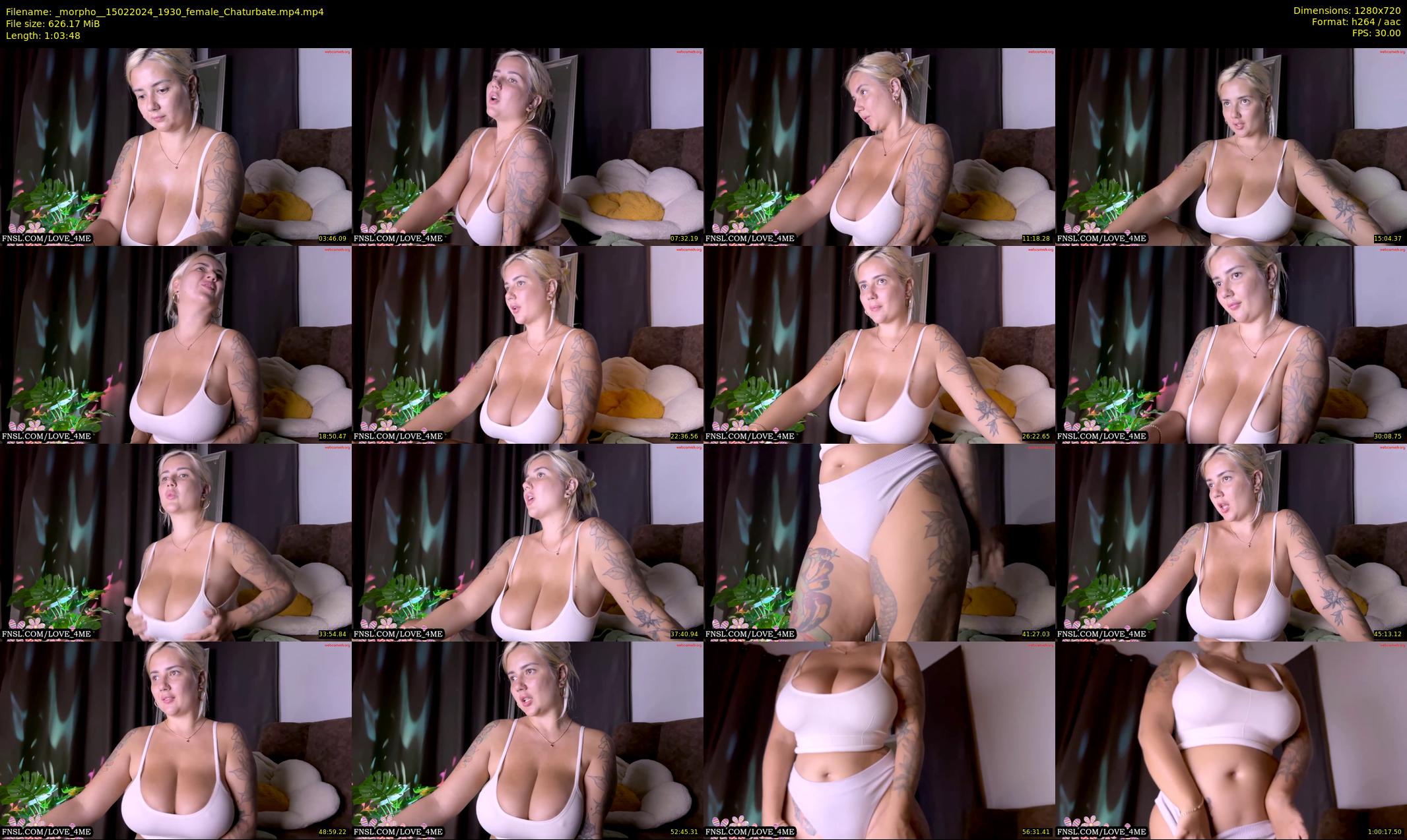 _morpho_ — 64 minute Chaturbate female cam show recording, 720p, Feb 15, 2024