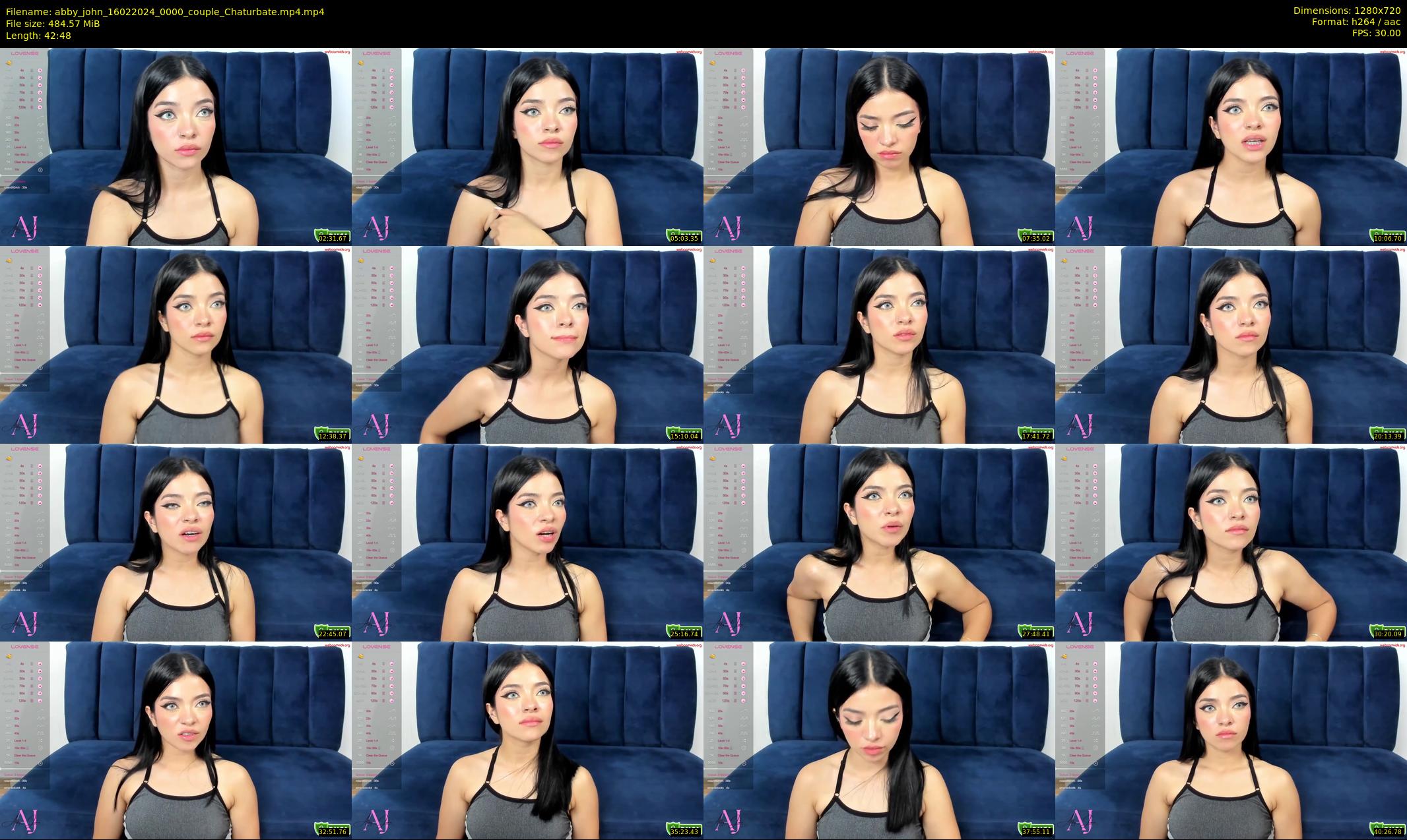 abby_john — 43 minute Chaturbate couple cam show recording, 720p, Feb 16, 2024
