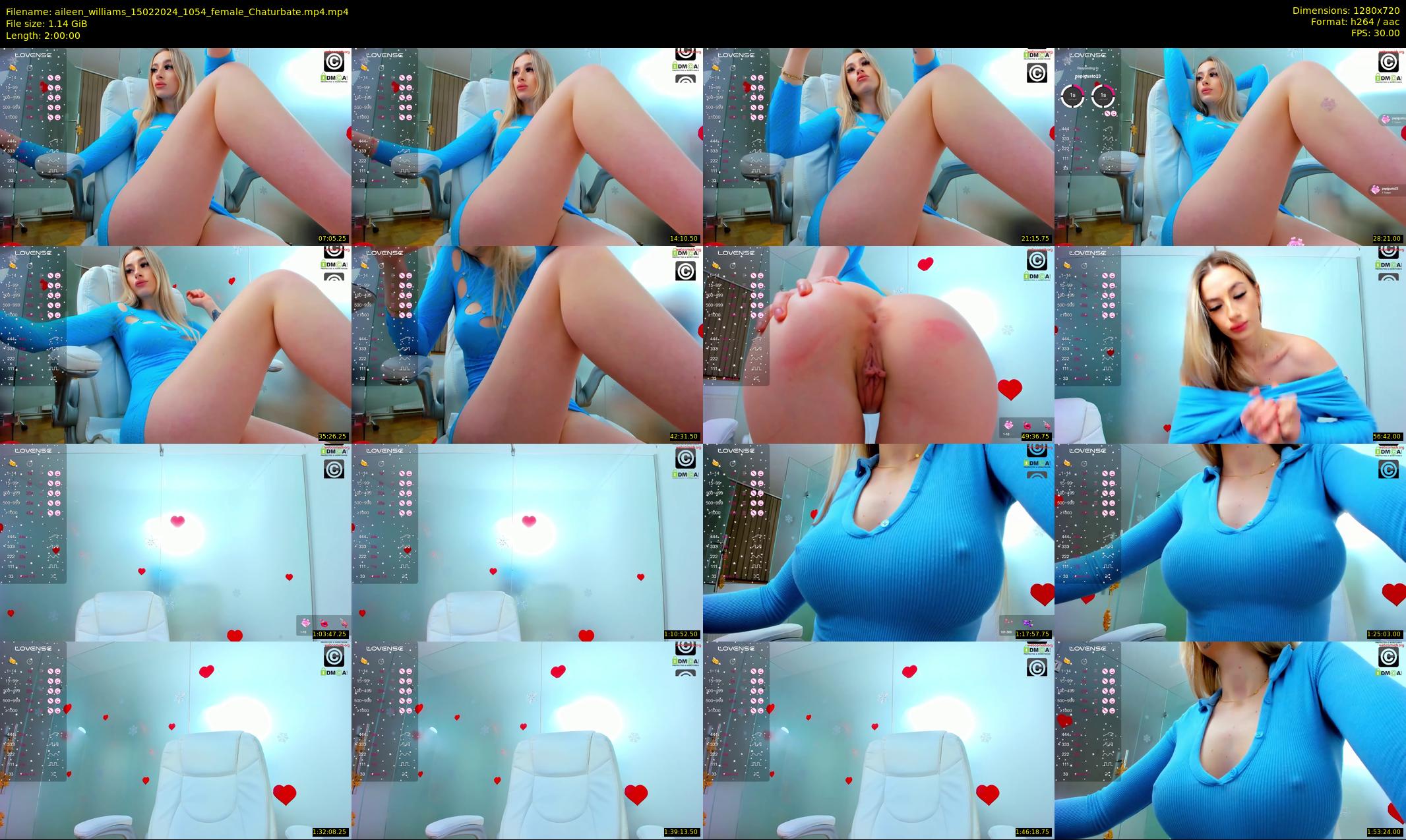 aileen_williams — 120 minute Chaturbate female cam show recording, 720p, Feb 15, 2024