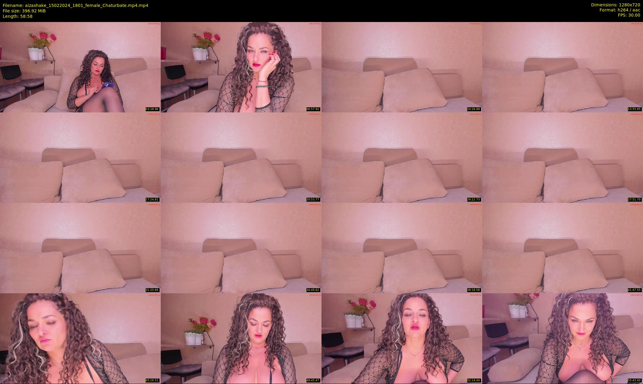 aizashake — 59 minute Chaturbate female cam show recording, 720p, Feb 15, 2024