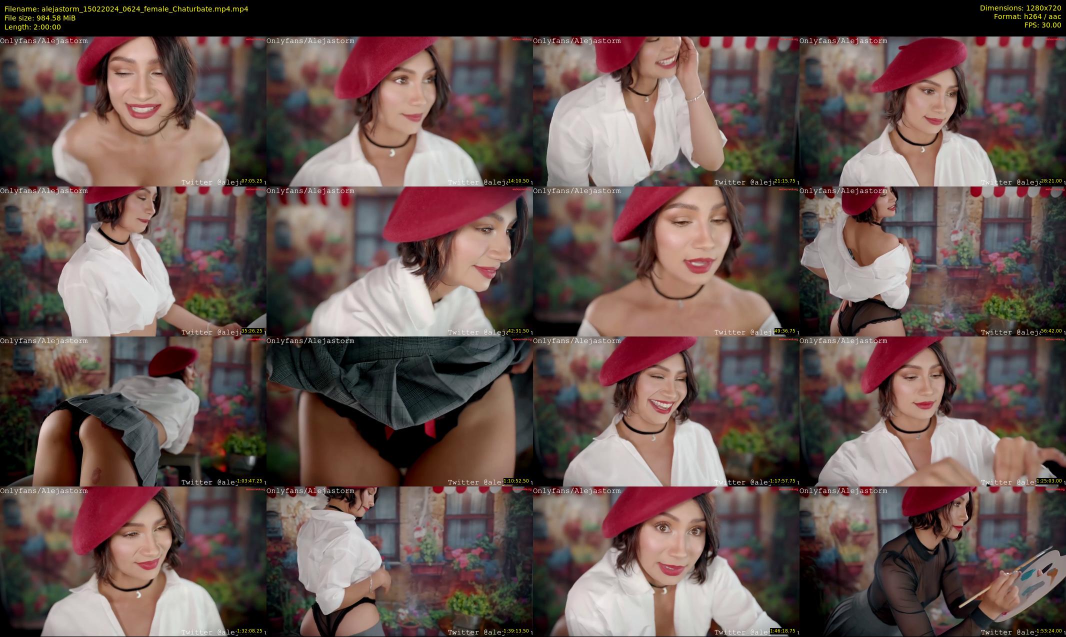 alejastorm — 120 minute Chaturbate female cam show recording, 720p, Feb 15, 2024