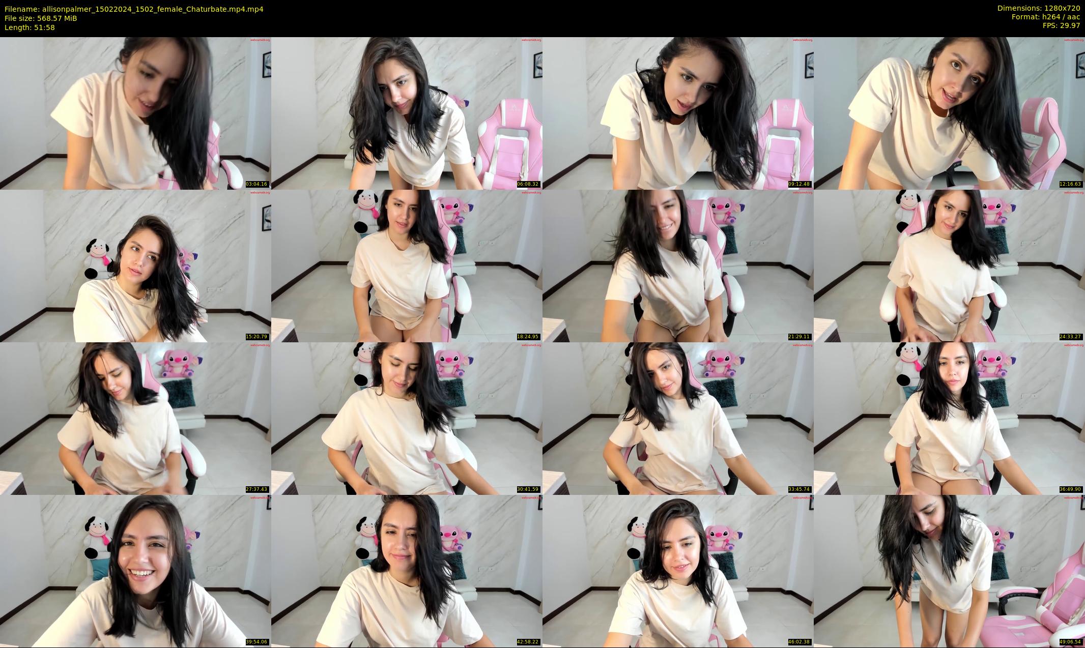 allisonpalmer — 52 minute Chaturbate female cam show recording, 720p, Feb 15, 2024