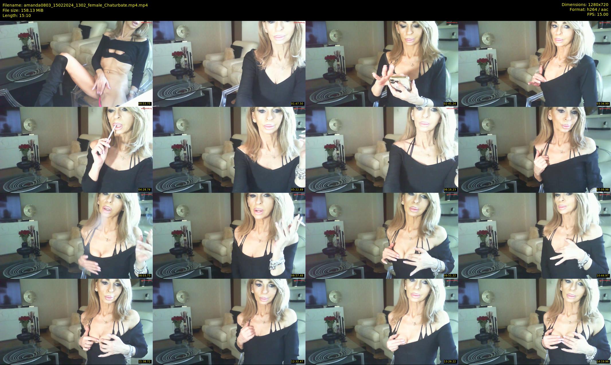 amanda0803 — 16 minute Chaturbate female cam show recording, 720p, Feb 15, 2024