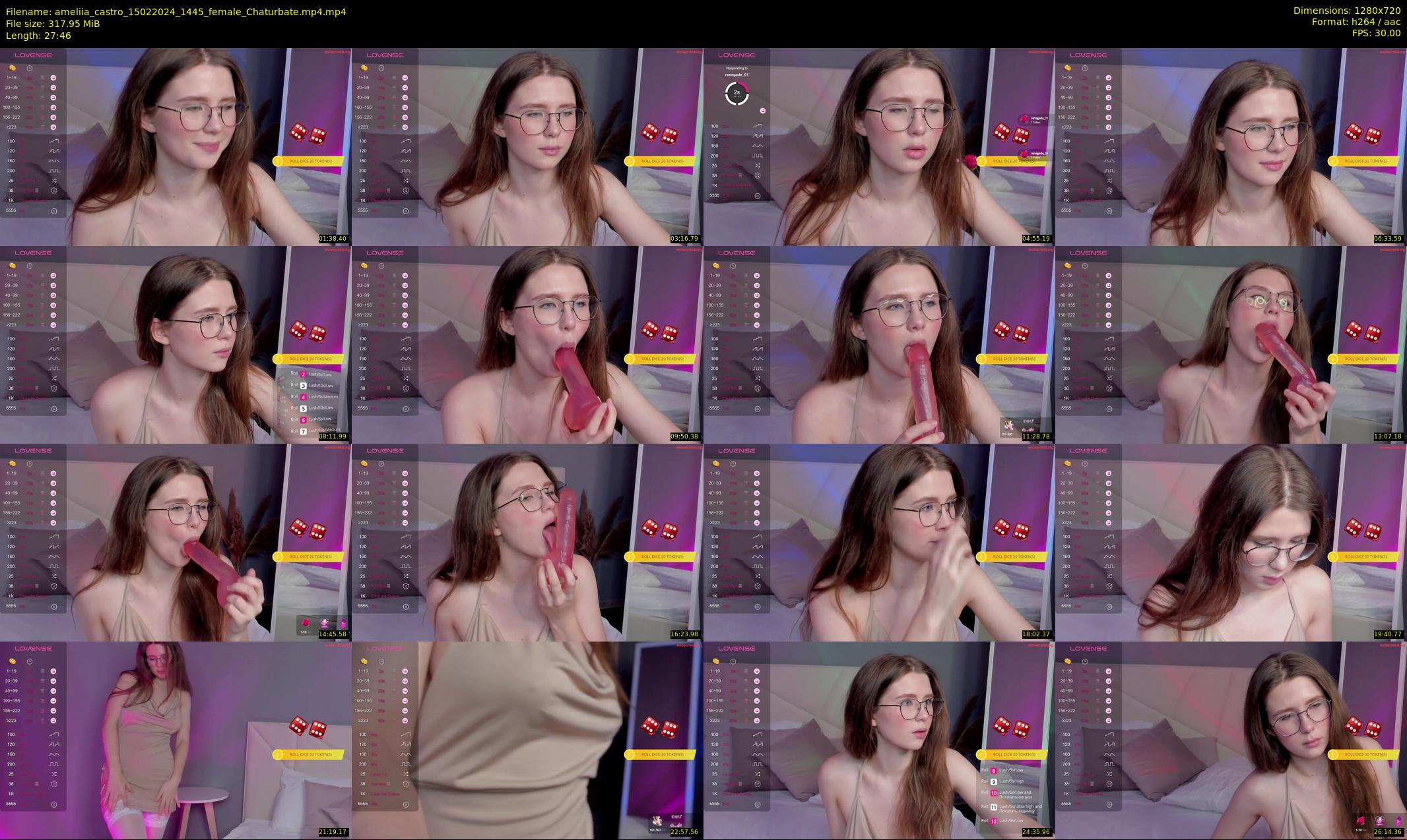ameliia_castro — 28 minute Chaturbate female cam show recording, 720p, Feb 15, 2024