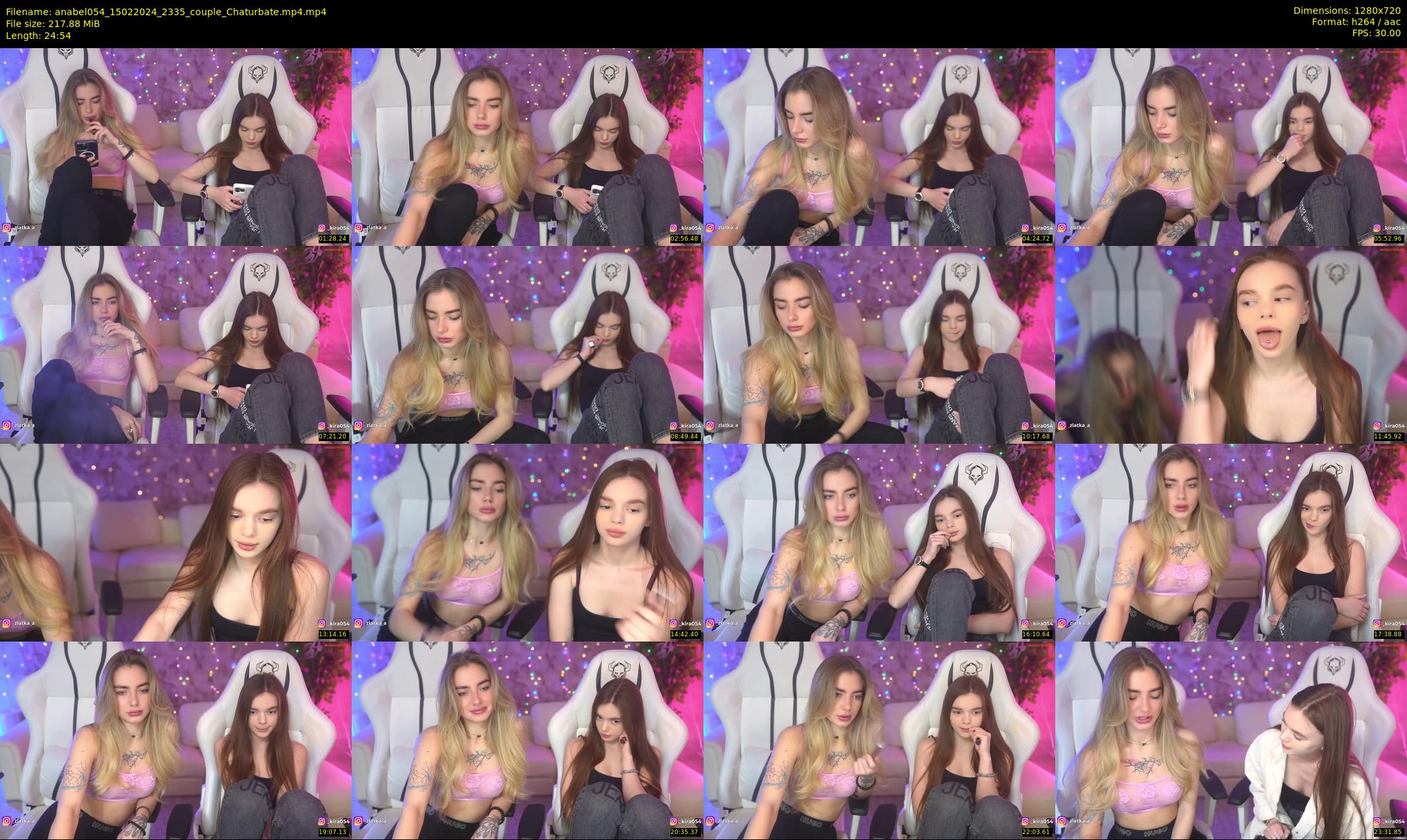 anabel054 — 25 minute Chaturbate female cam show recording, 720p, Feb 15, 2024
