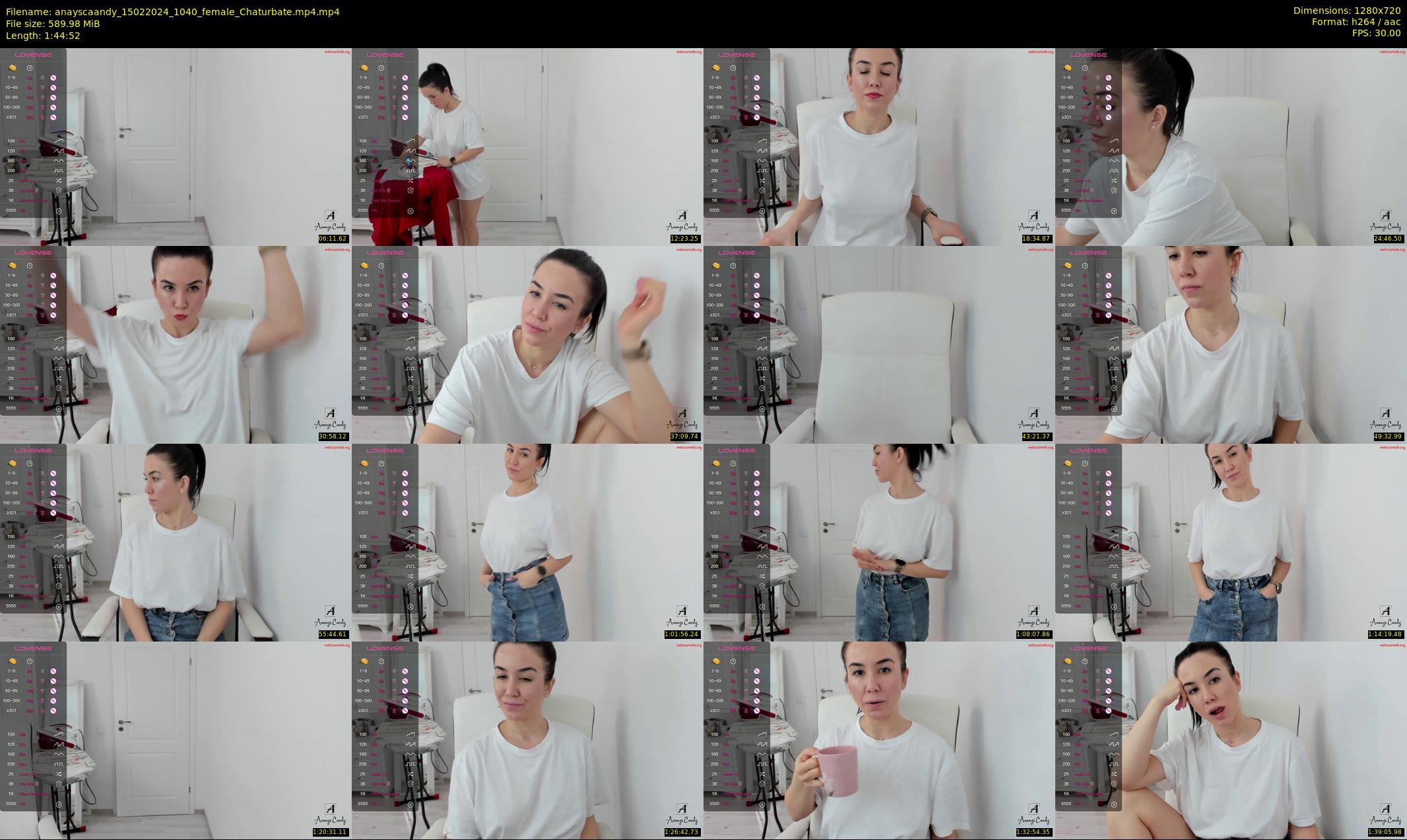 anayscaandy — 105 minute Chaturbate female cam show recording, 720p, Feb 15, 2024
