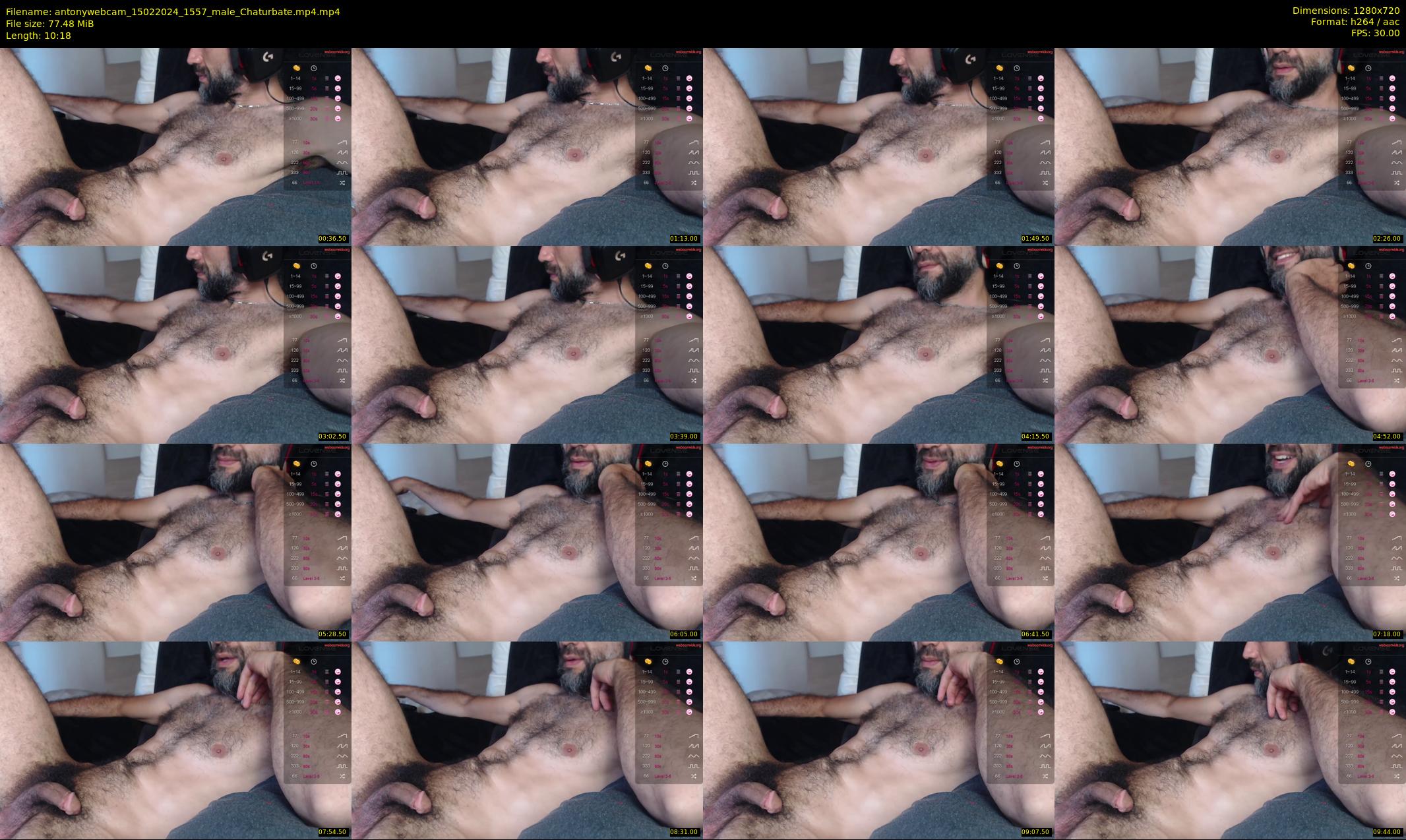 antonywebcam — 11 minute Chaturbate male cam show recording, 720p, Feb 15, 2024