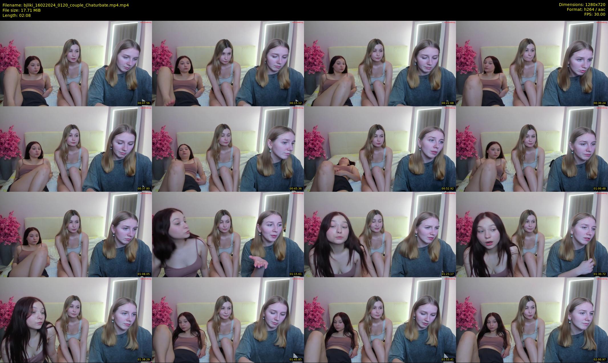 bjliki — 3 minute Chaturbate couple cam show recording, 720p, Feb 16, 2024