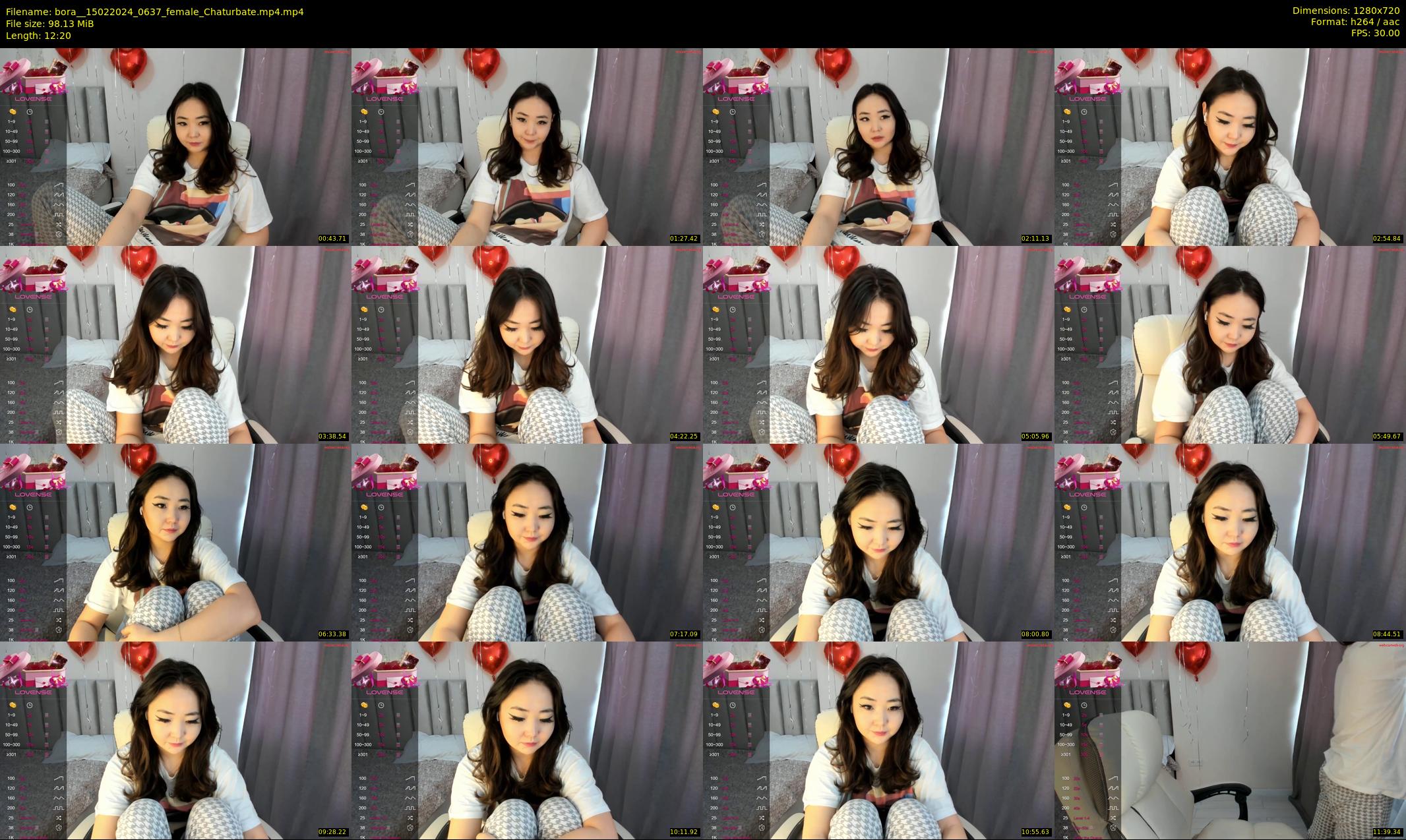 bora_ — 13 minute Chaturbate female cam show recording, 720p, Feb 15, 2024