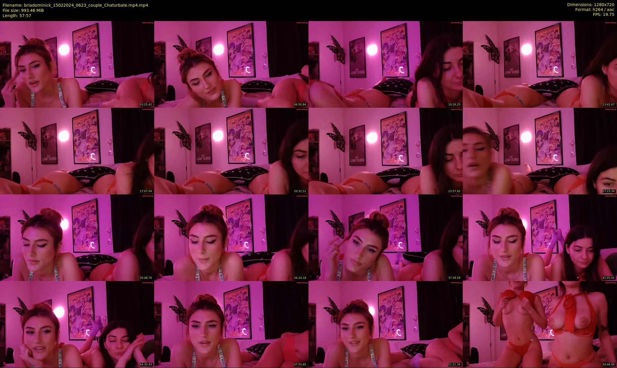 briadominick — 58 minute Chaturbate couple cam show recording, 720p, Feb 15, 2024