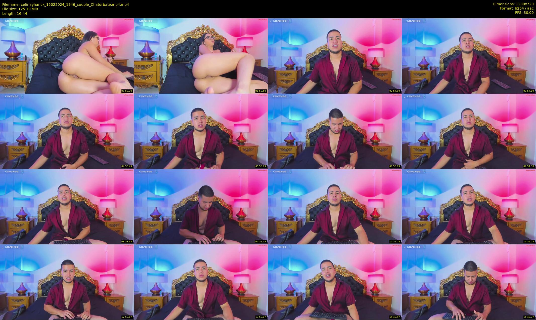 celinayhanck — 17 minute Chaturbate couple cam show recording, 720p, Feb 15, 2024