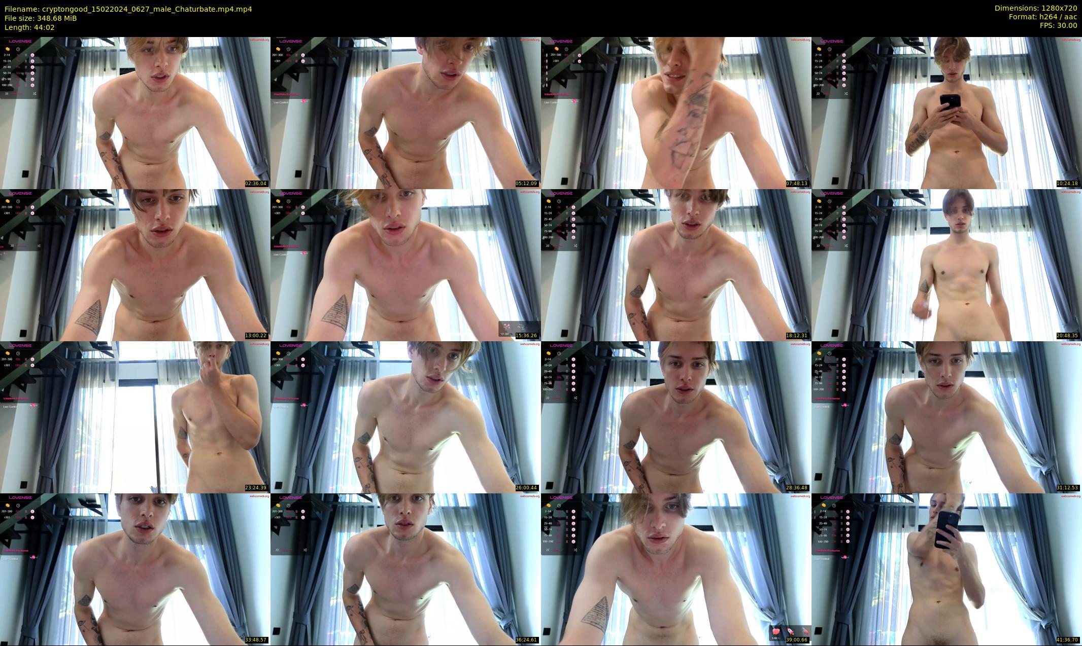 cryptongood — 45 minute Chaturbate male cam show recording, 720p, Feb 15, 2024