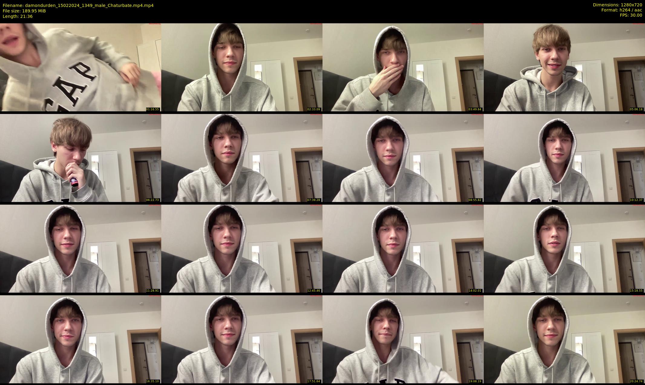damondurden — 22 minute Chaturbate male cam show recording, 720p, Feb 15, 2024