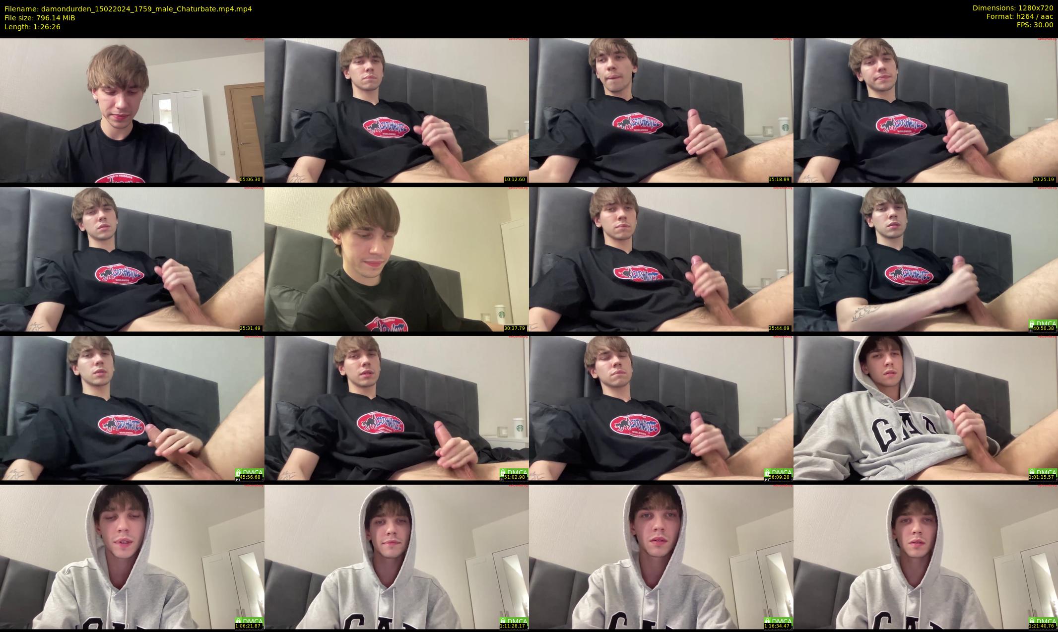 damondurden — 87 minute Chaturbate male cam show recording, 720p, Feb 15, 2024