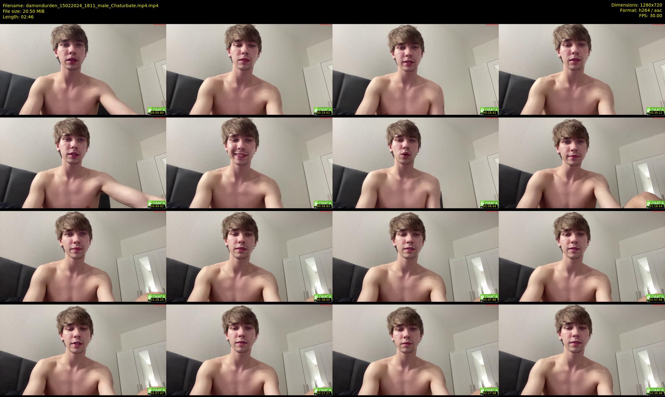 damondurden — 3 minute Chaturbate male cam show recording, 720p, Feb 15, 2024