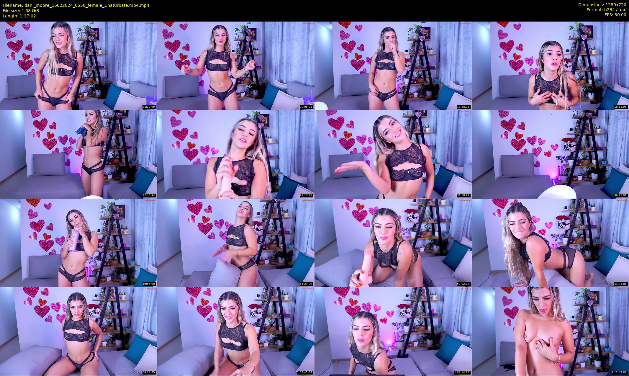 dani_moore — 78 minute Chaturbate female cam show recording, 720p, Feb 16, 2024
