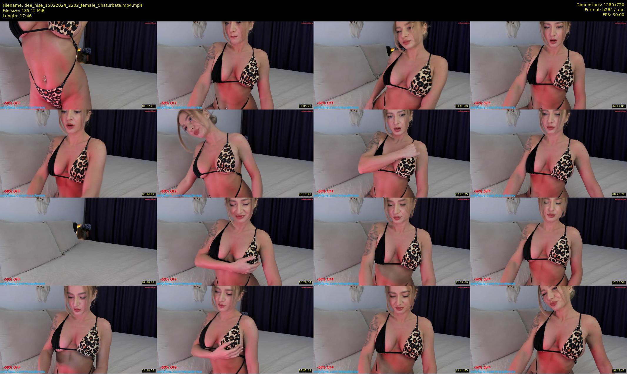 dee_nise — 18 minute Chaturbate female cam show recording, 720p, Feb 15, 2024