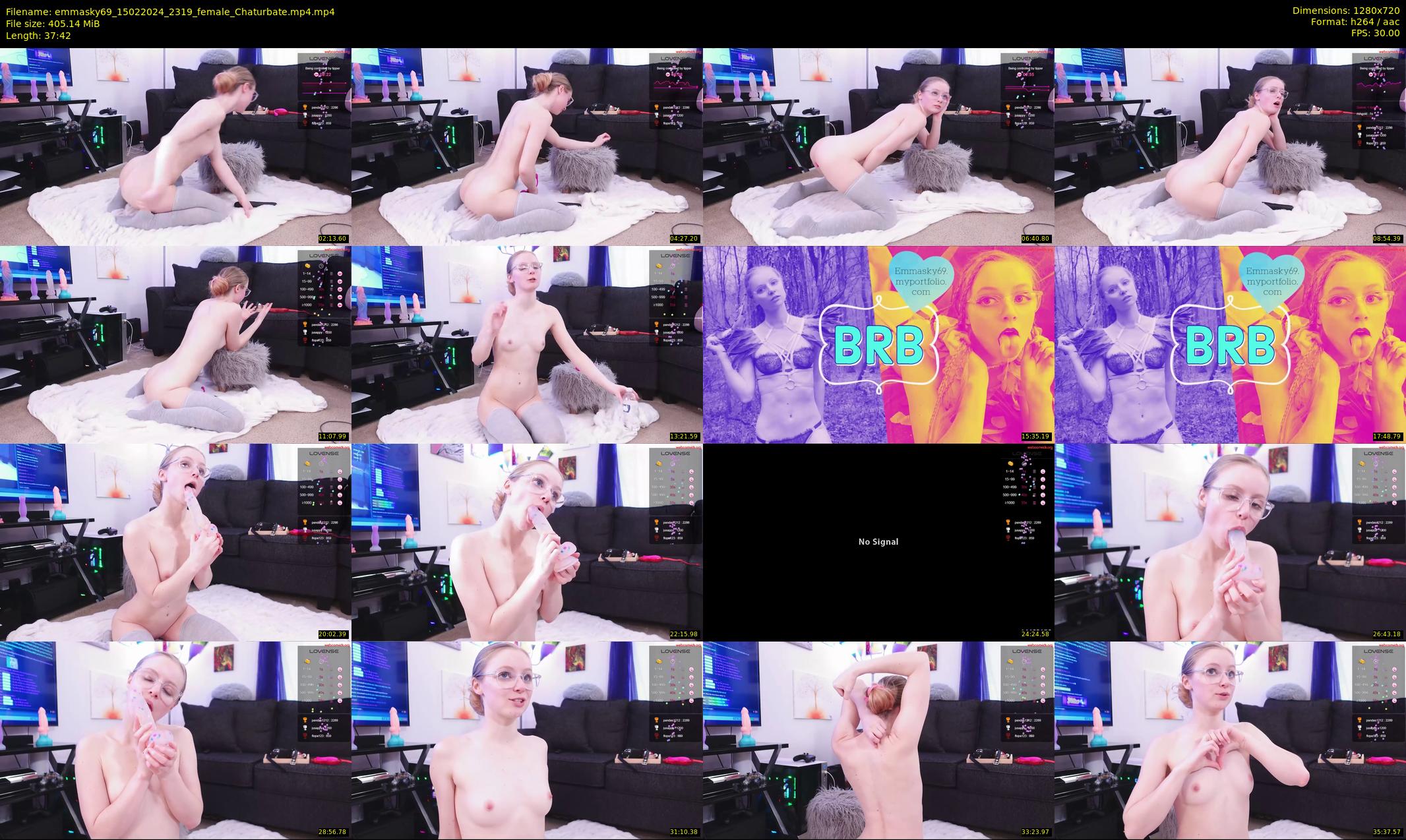 emmasky69 — 38 minute Chaturbate female cam show recording, 720p, Feb 15, 2024