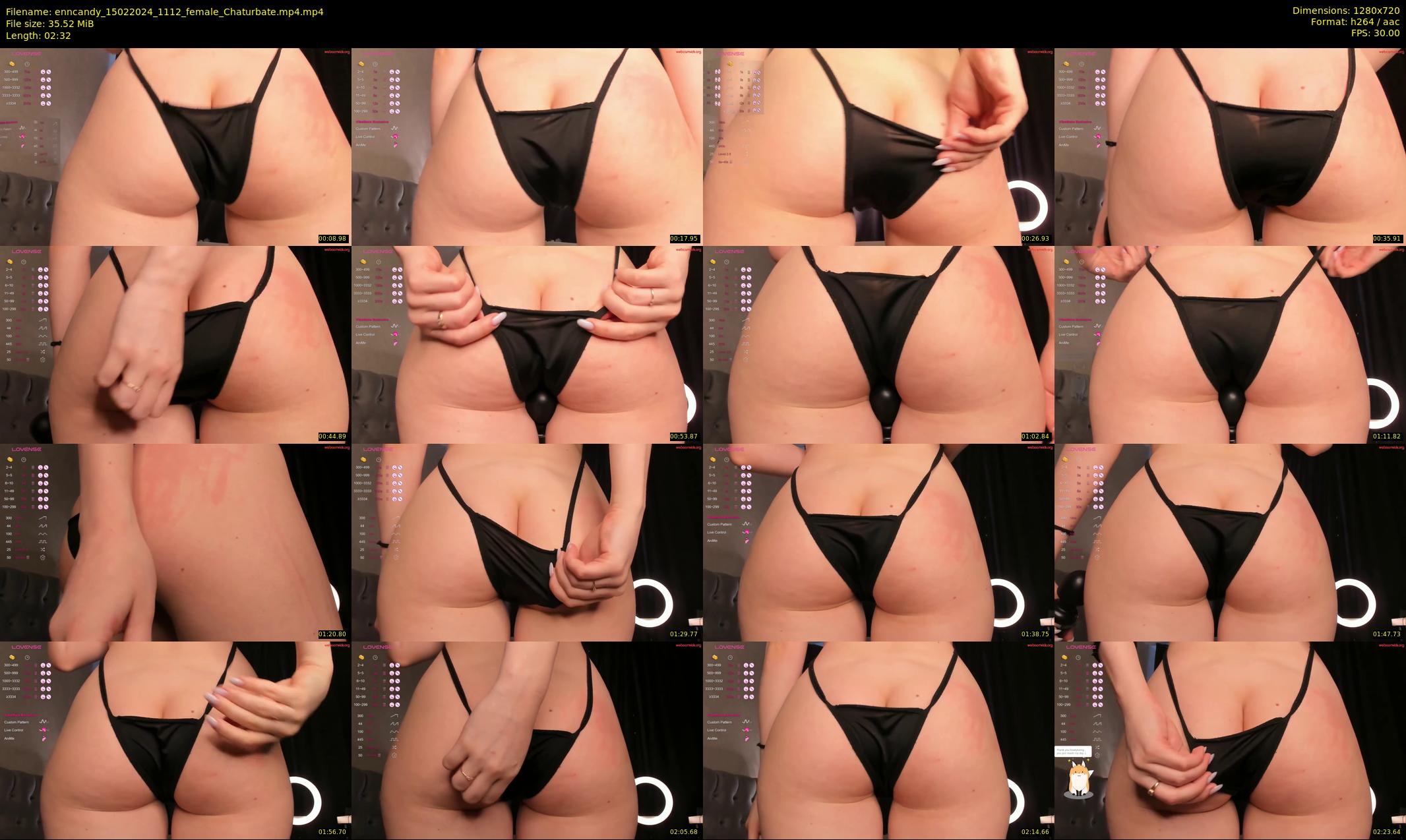 enncandy — 3 minute Chaturbate female cam show recording, 720p, Feb 15, 2024