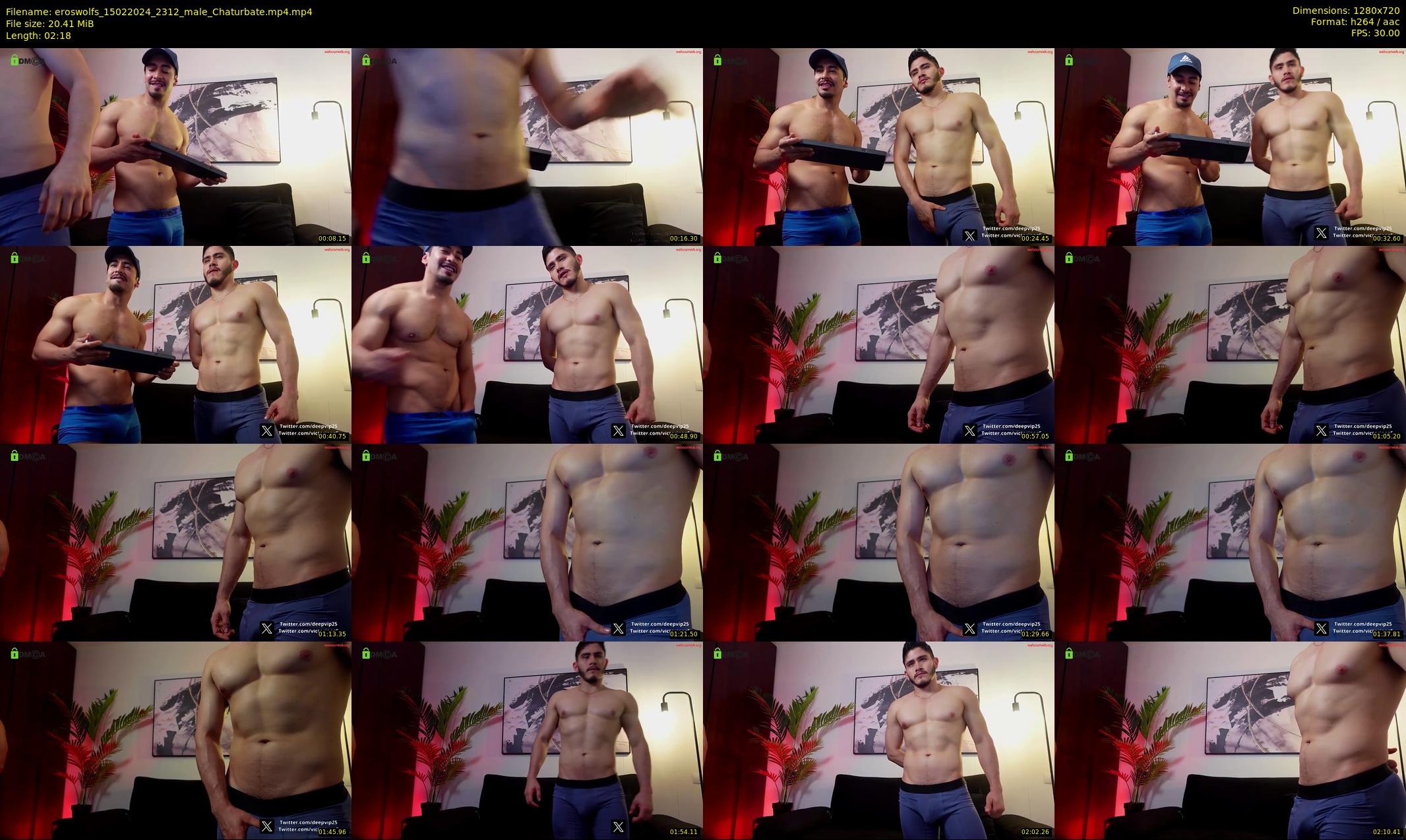 eroswolfs — 3 minute Chaturbate male cam show recording, 720p, Feb 15, 2024