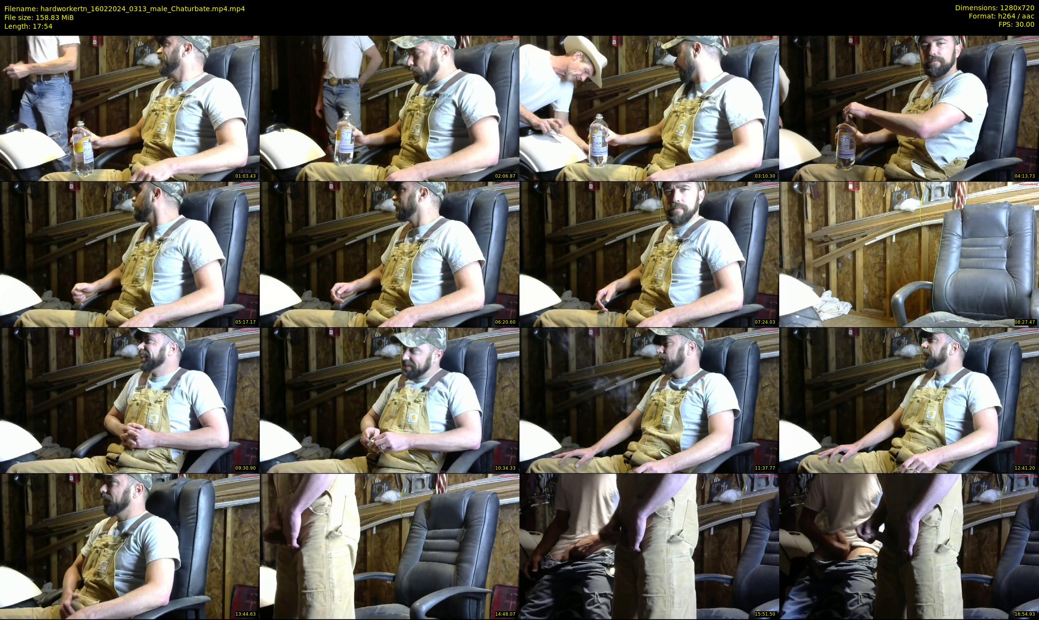 hardworkertn — 18 minute Chaturbate male cam show recording, 720p, Feb 16, 2024