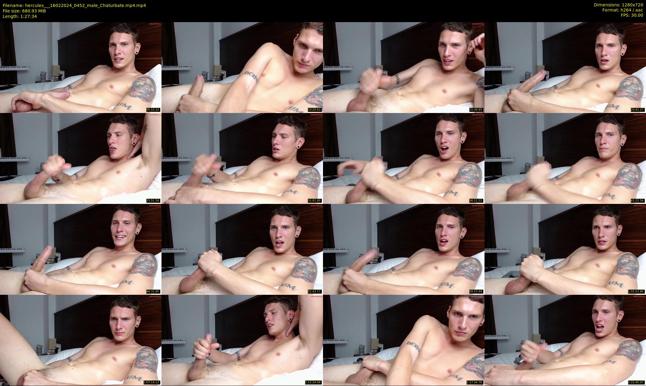 hercules__ — 88 minute Chaturbate male cam show recording, 720p, Feb 16, 2024