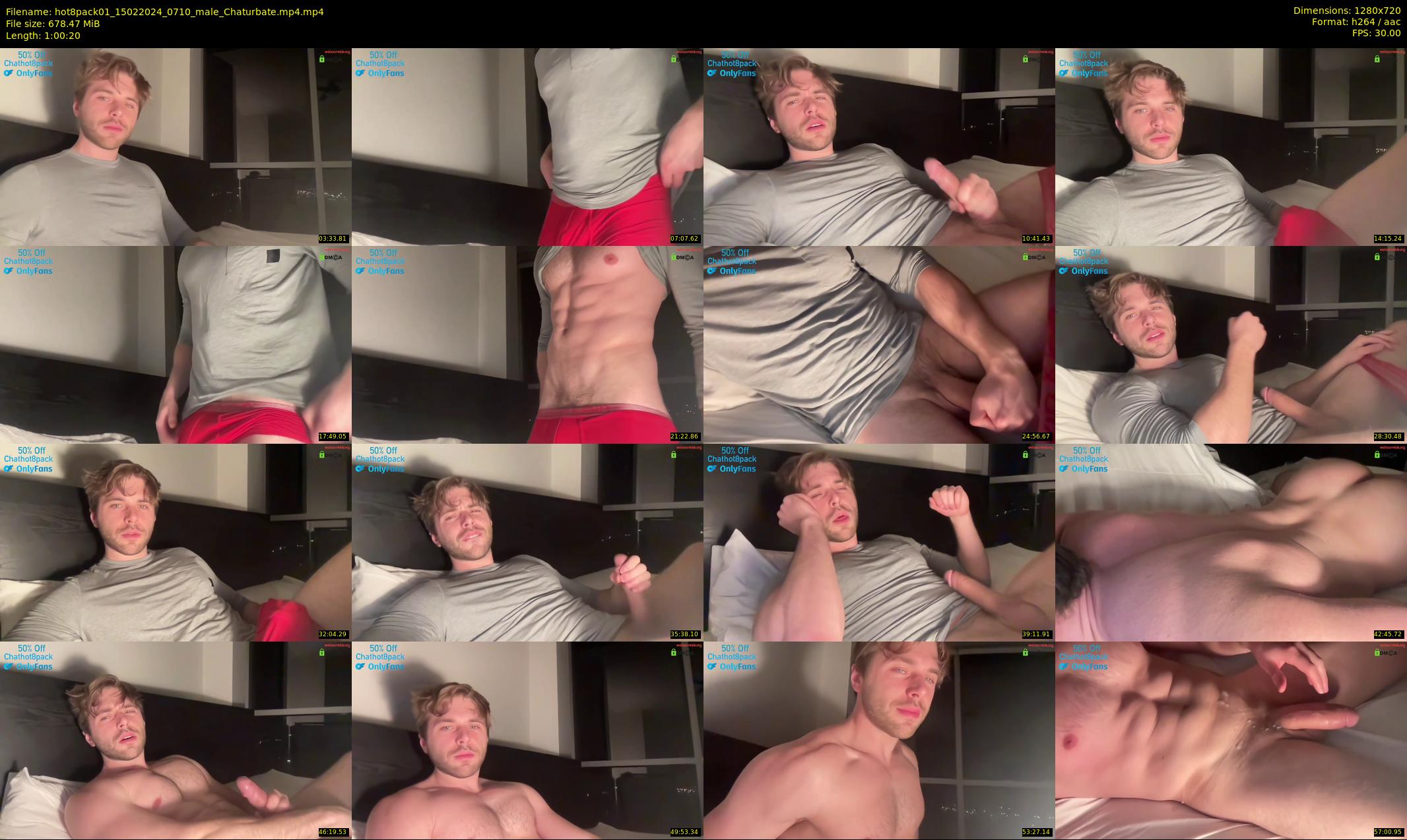 hot8pack01 — 61 minute Chaturbate male cam show recording, 720p, Feb 15, 2024