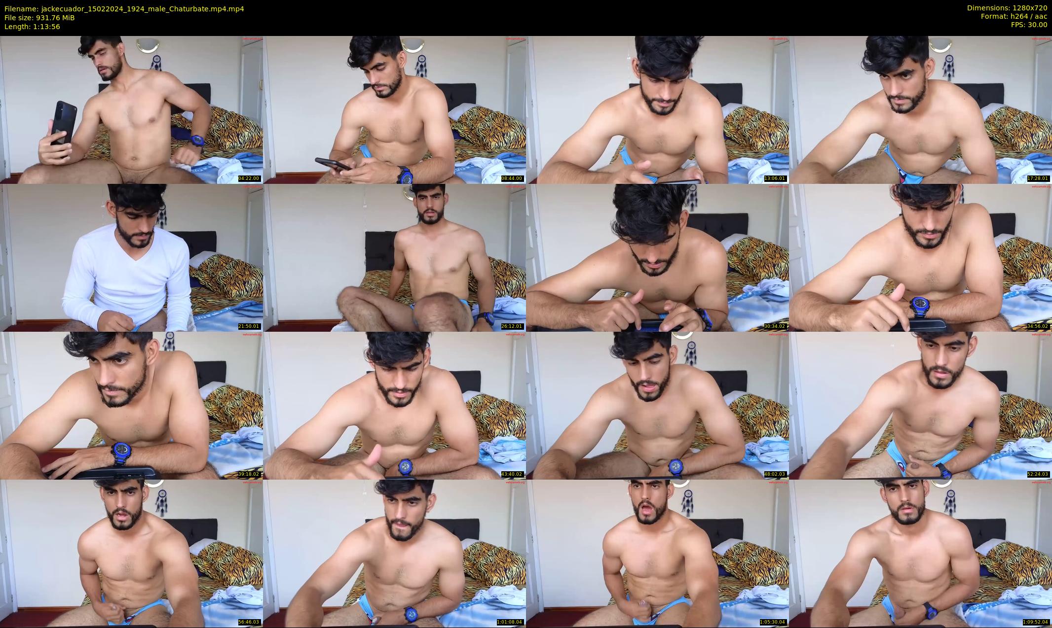 jackecuador — 74 minute Chaturbate male cam show recording, 720p, Feb 15, 2024