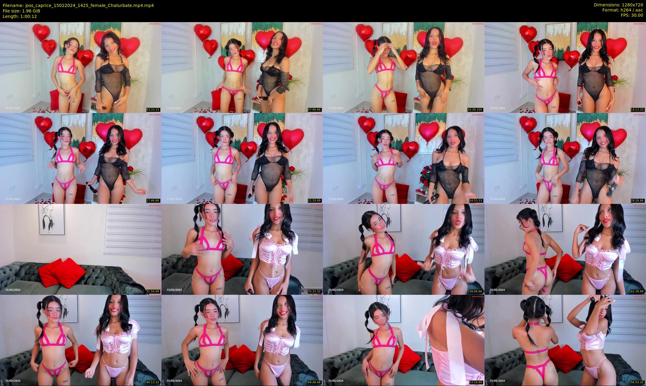 joss_caprice — 61 minute Chaturbate female cam show recording, 720p, Feb 15, 2024