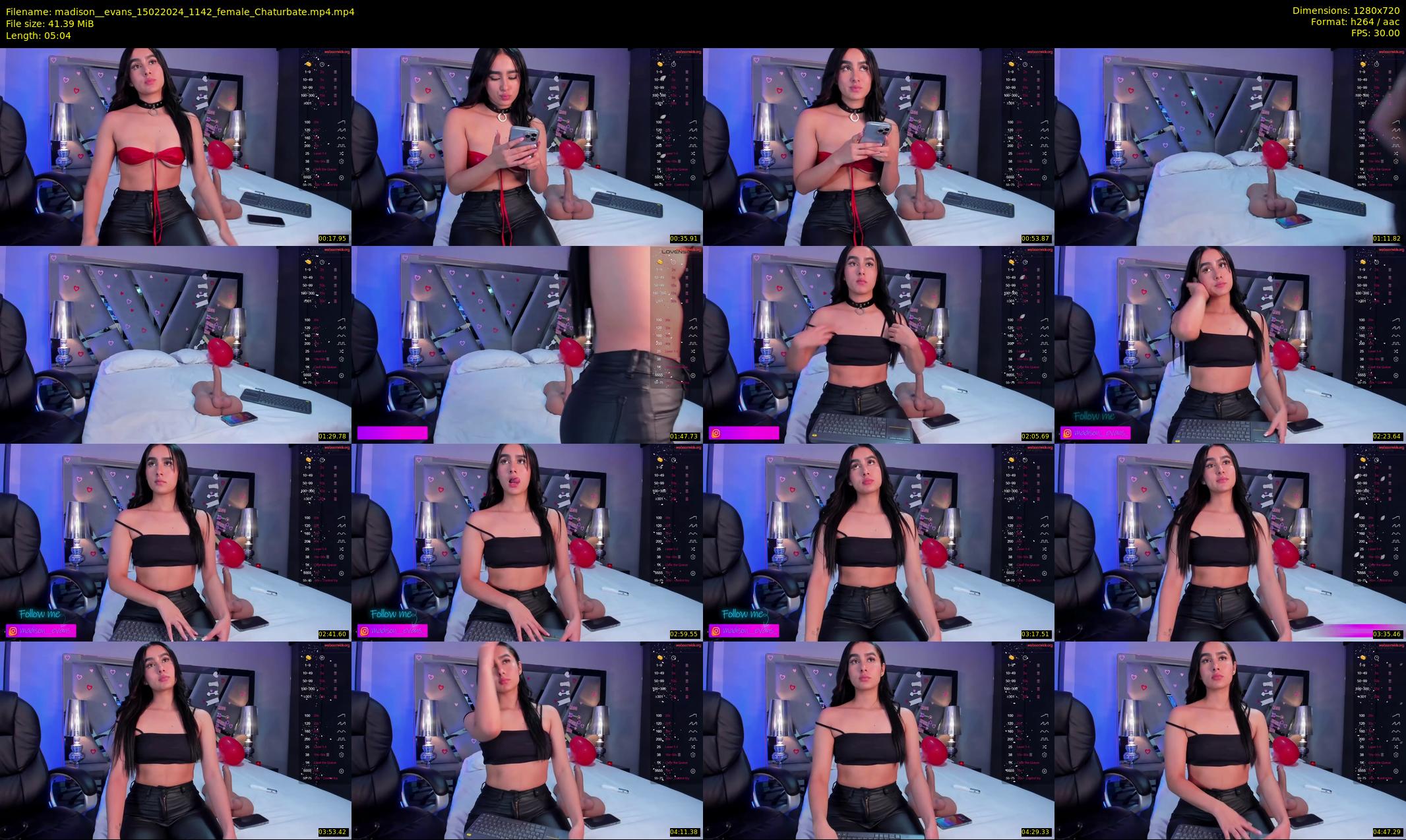 madison__evans — 6 minute Chaturbate female cam show recording, 720p, Feb 15, 2024