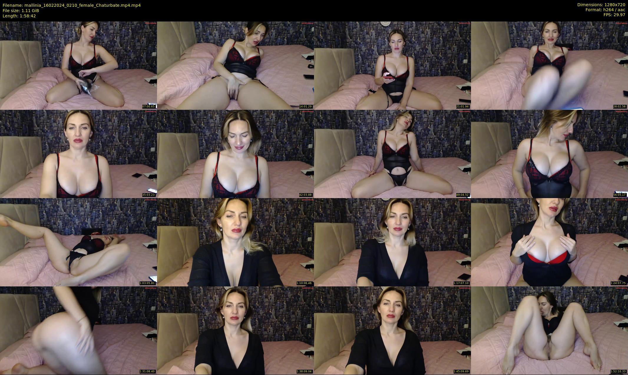 mallinia — 119 minute Chaturbate female cam show recording, 720p, Feb 16, 2024