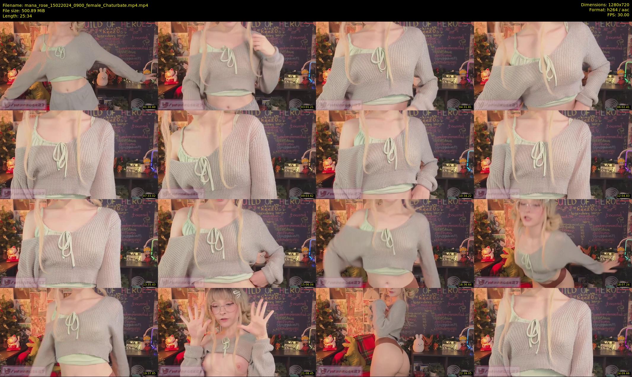 mana_rose — 26 minute Chaturbate female cam show recording, 720p, Feb 15, 2024