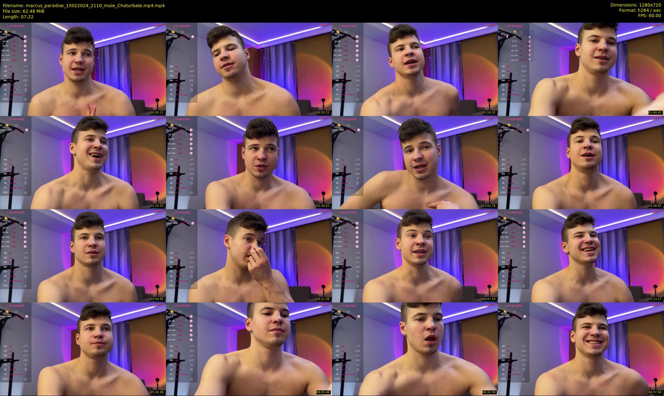 marcus_paradise — 8 minute Chaturbate male cam show recording, 720p, Feb 15, 2024