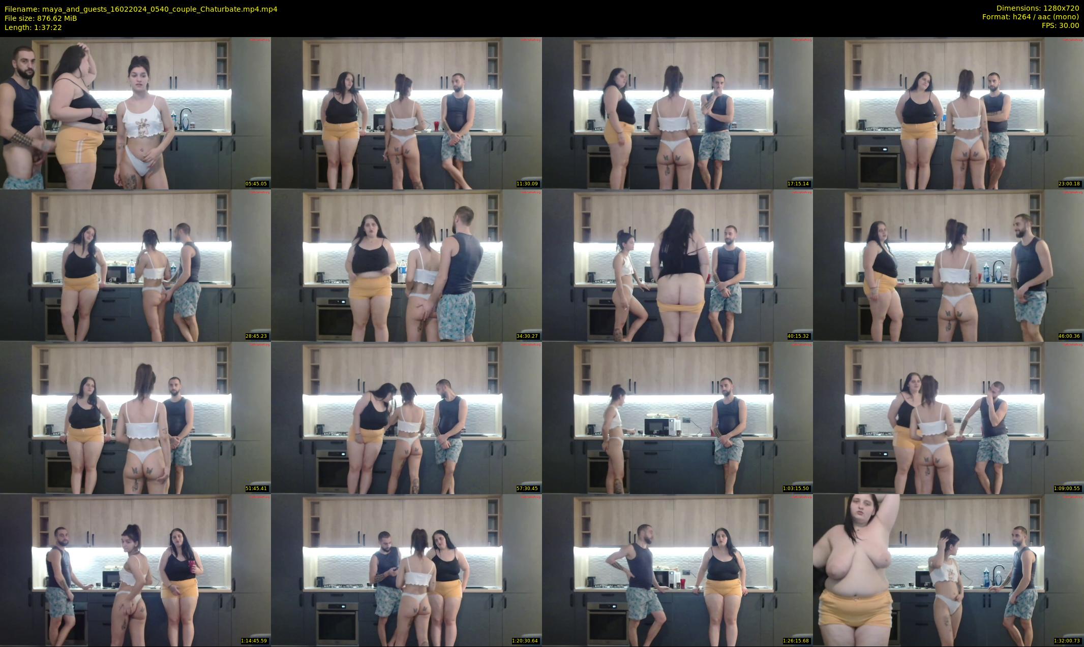 maya_and_guests — 98 minute Chaturbate couple cam show recording, 720p, Feb 16, 2024