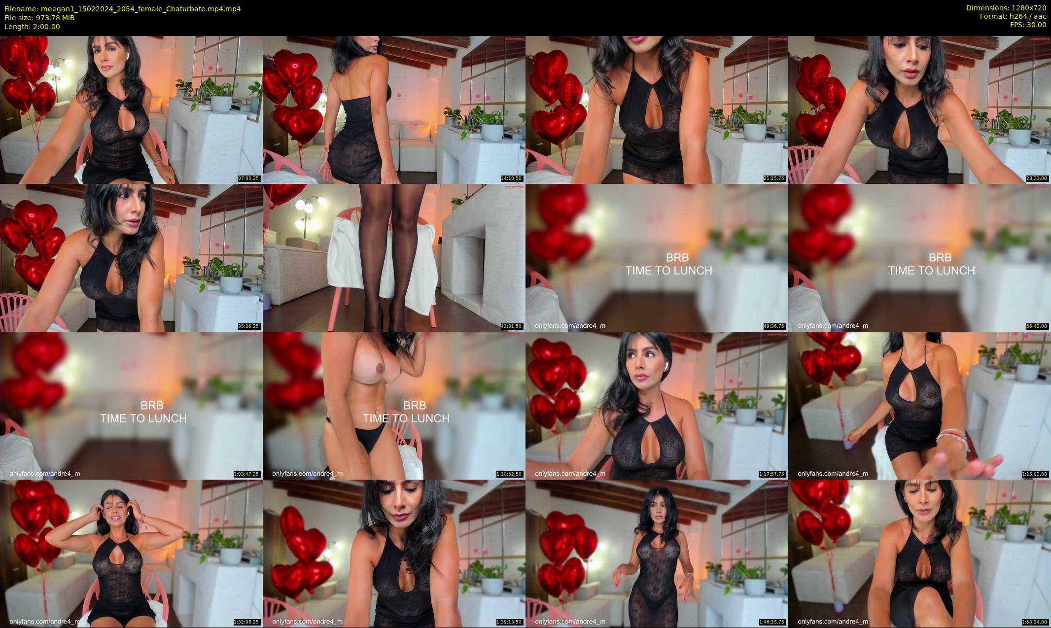 meegan1 — 120 minute Chaturbate female cam show recording, 720p, Feb 15, 2024