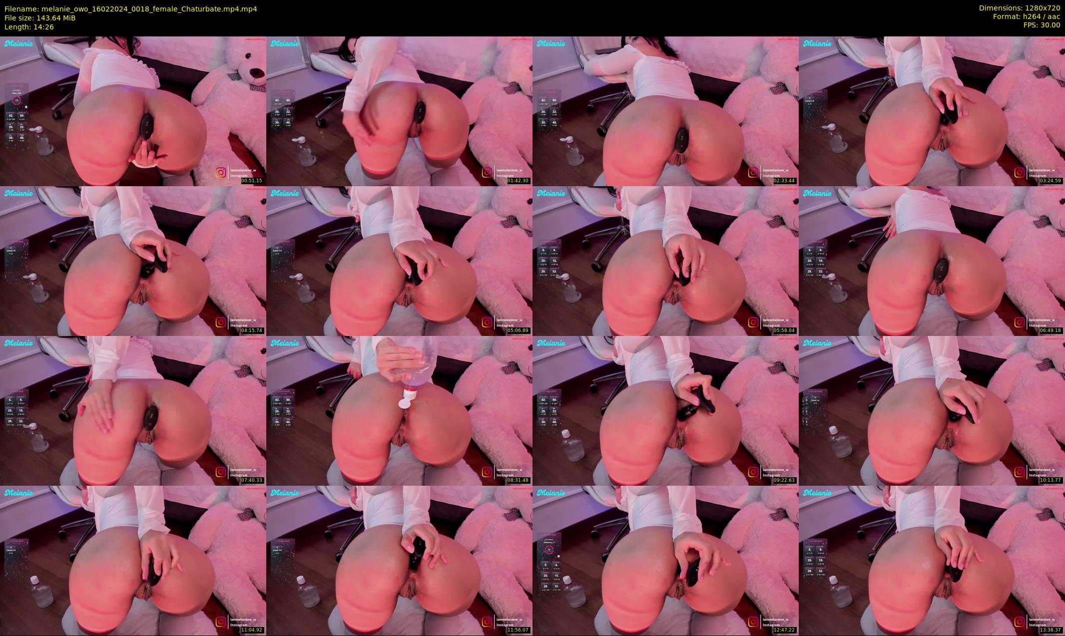 melanie_owo — 15 minute Chaturbate female cam show recording, 720p, Feb 16, 2024