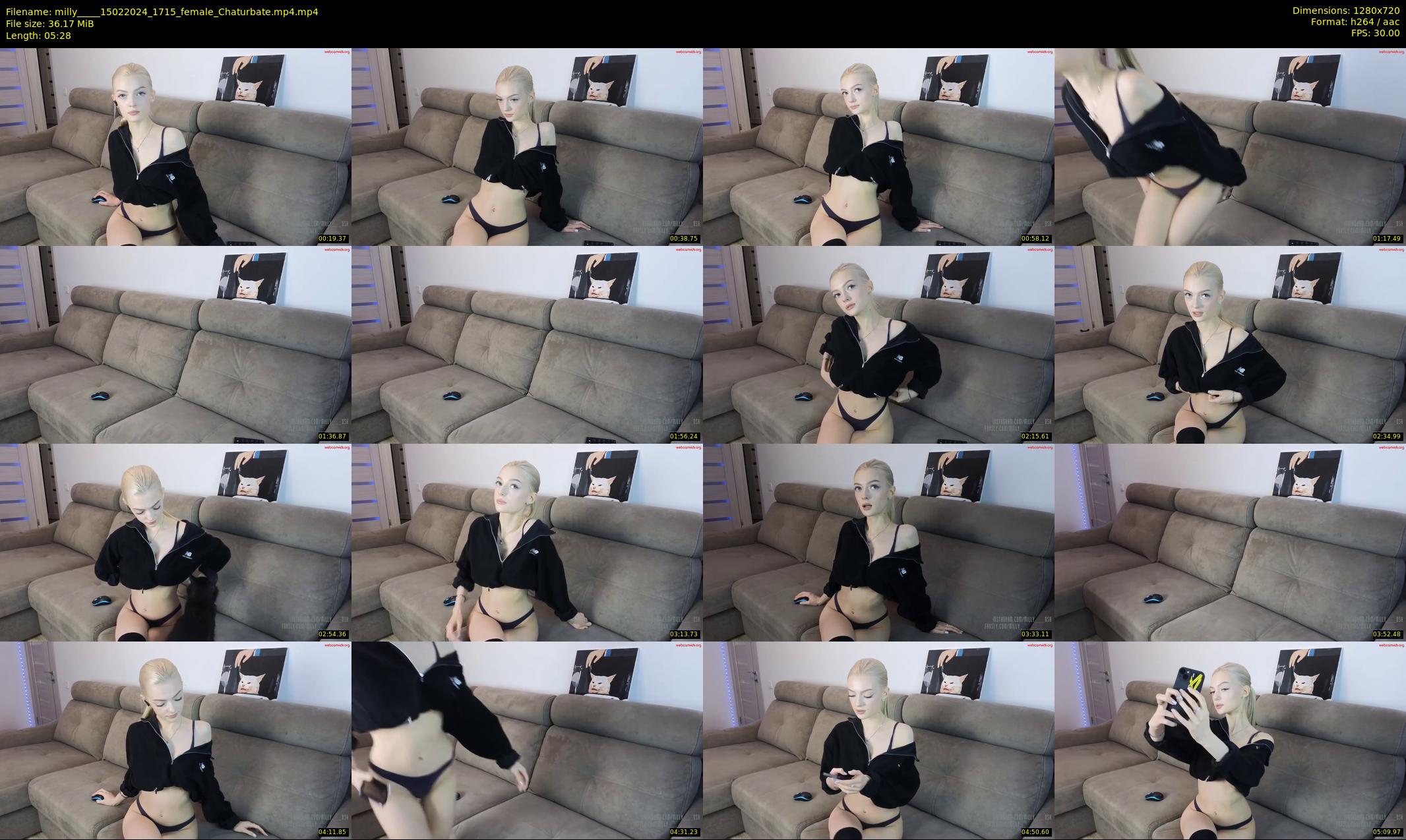 milly____ — 6 minute Chaturbate couple cam show recording, 720p, Feb 15, 2024