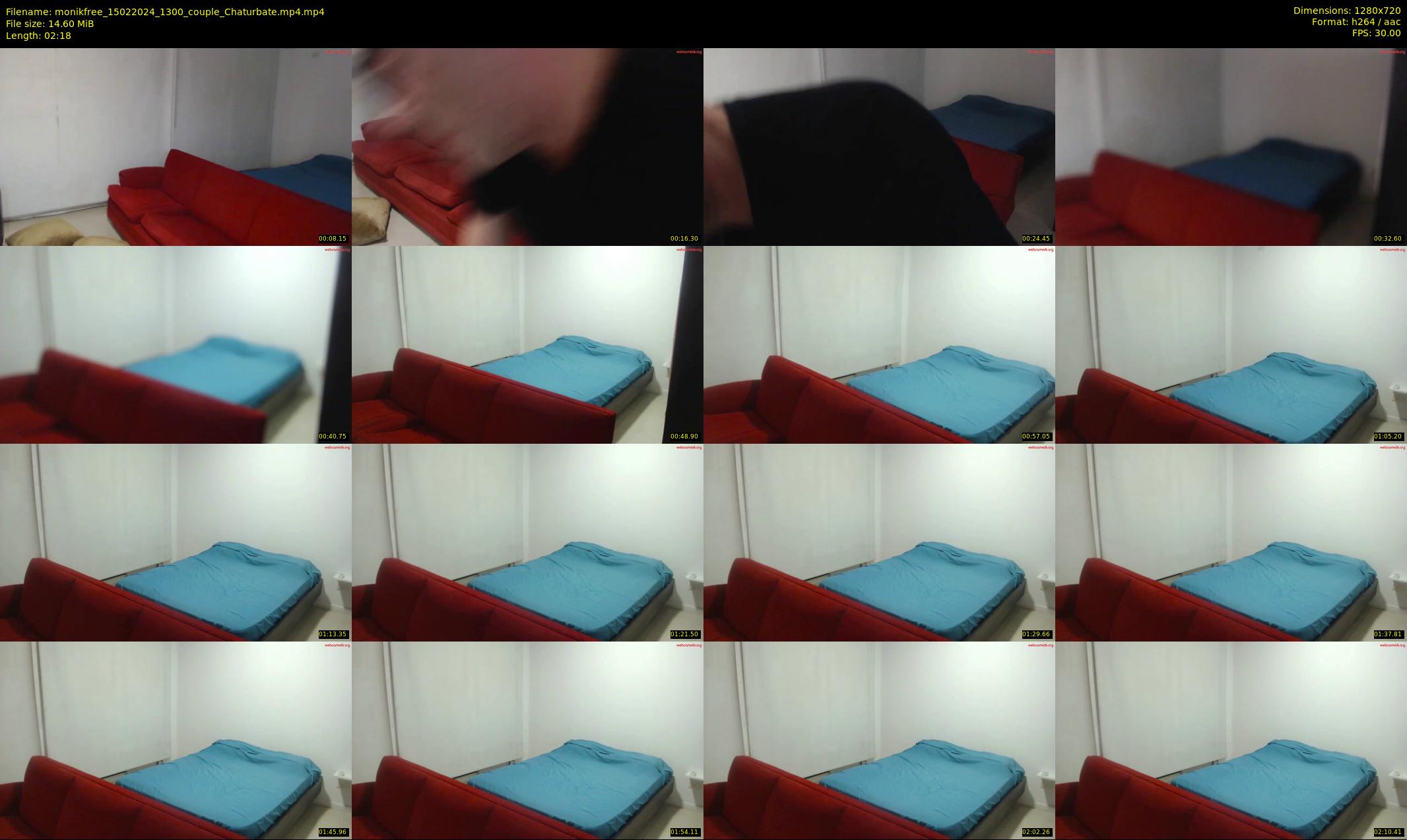 monikfree — 3 minute Chaturbate couple cam show recording, 720p, Feb 15, 2024