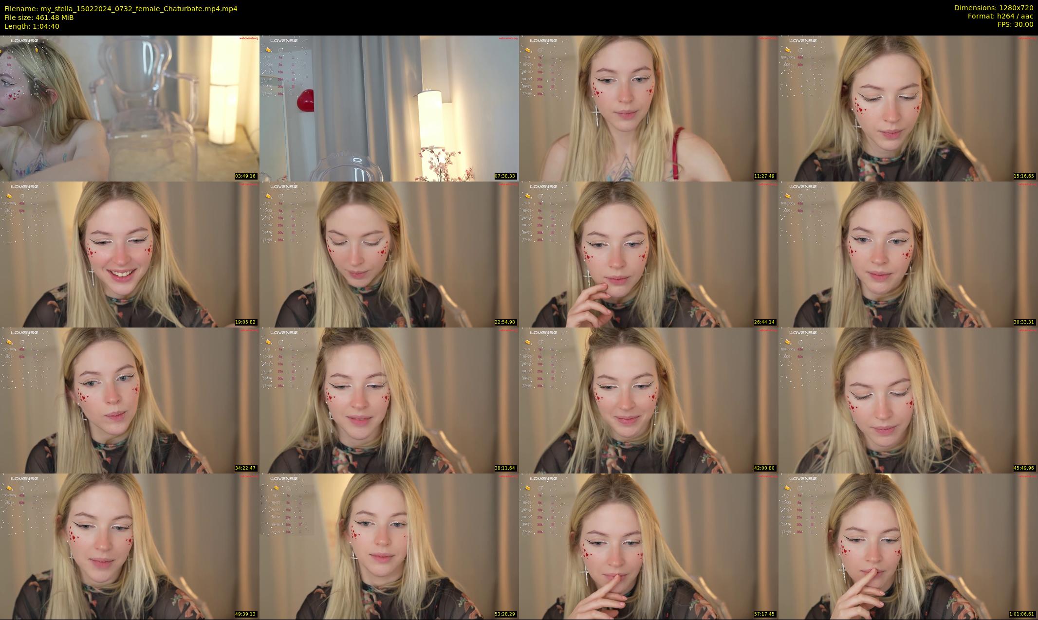 my_stella — 65 minute Chaturbate female cam show recording, 720p, Feb 15, 2024