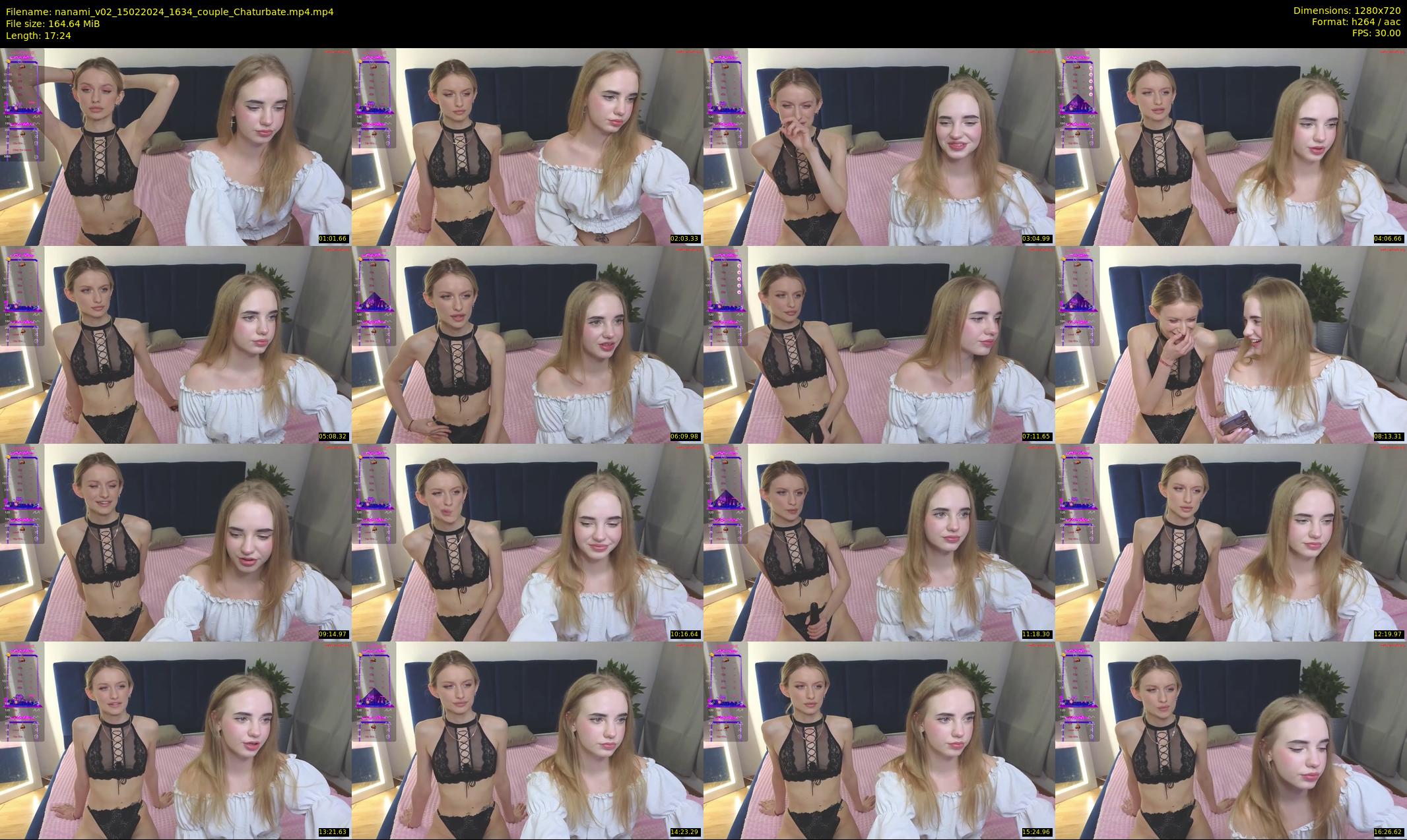 nanami_v02 — 18 minute Chaturbate couple cam show recording, 720p, Feb 15, 2024